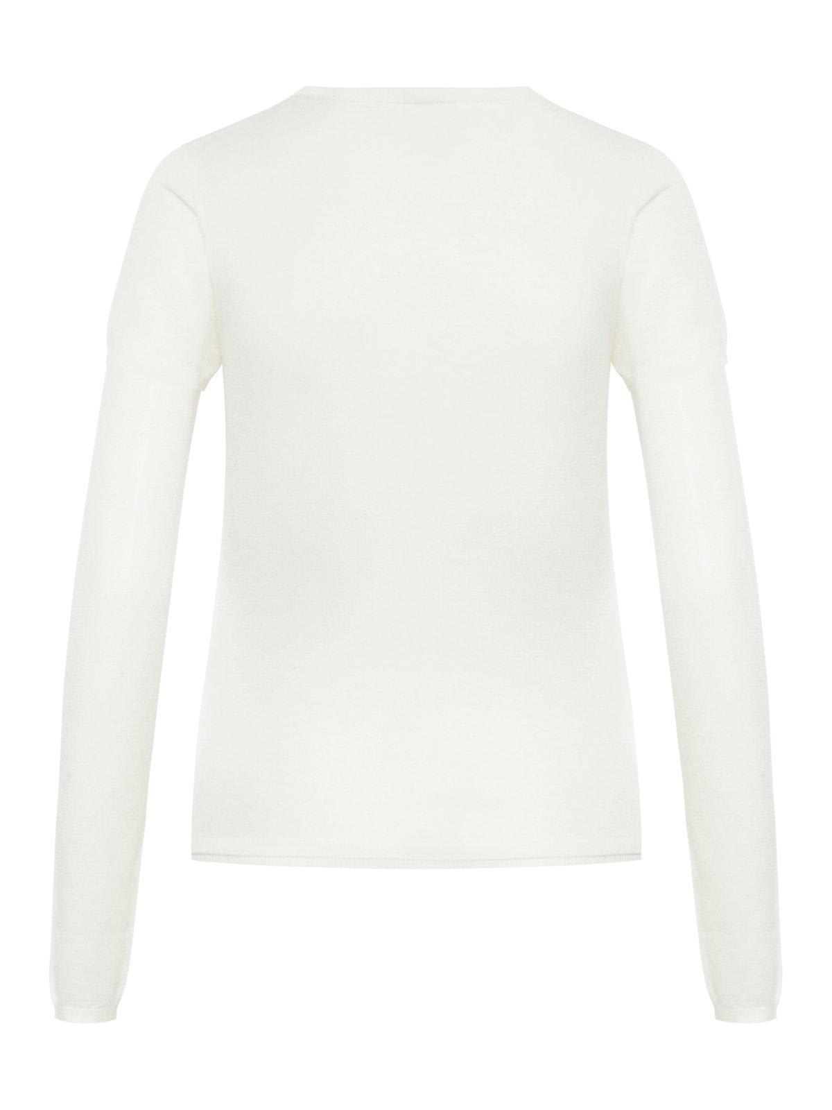 Shop Totême Layered Knitted Top In Neutro