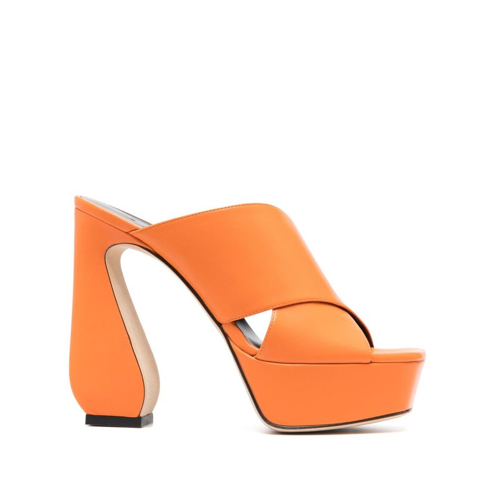 Shop Si Rossi Shoes In Orange