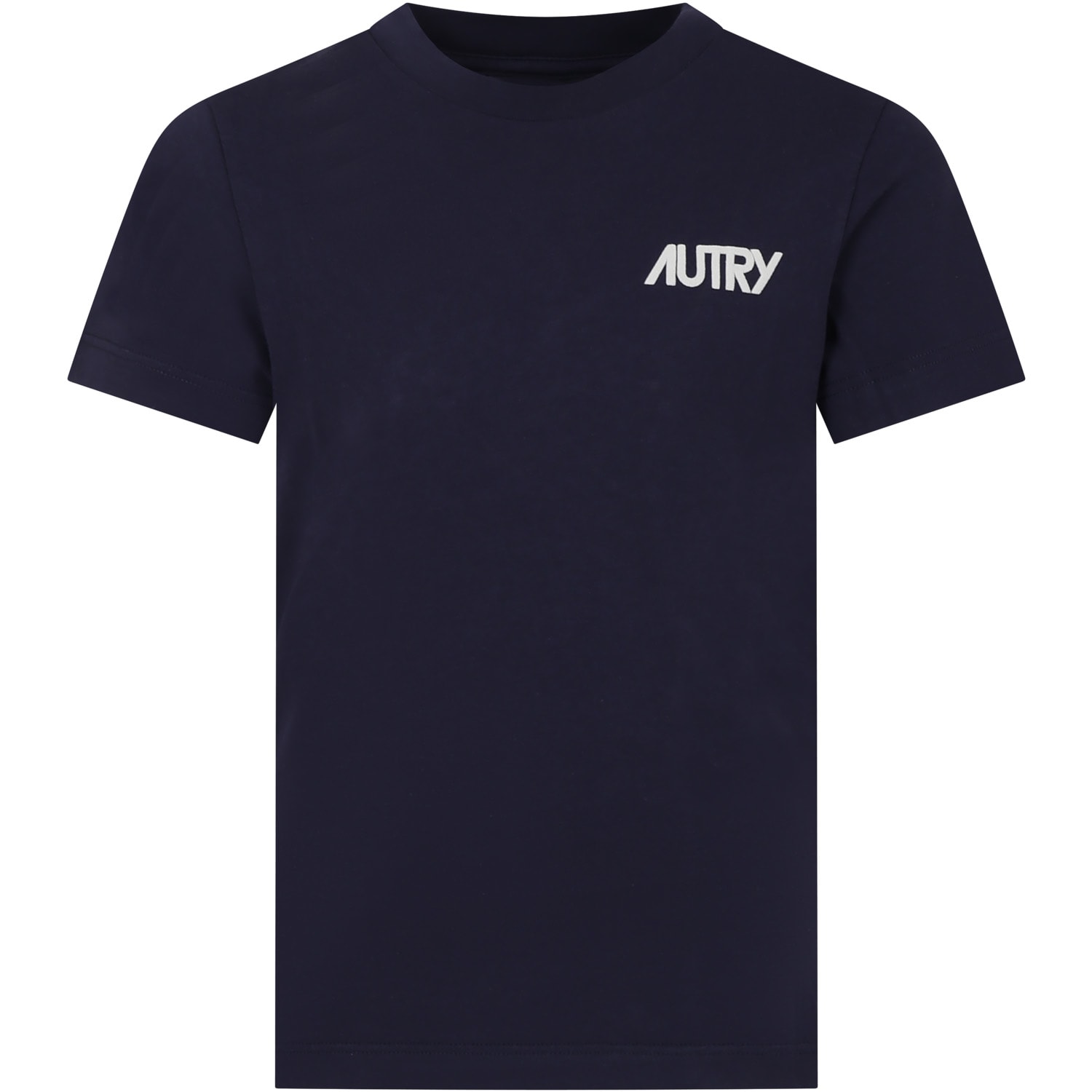 Autry Blue T-shirt For Kids With Logo
