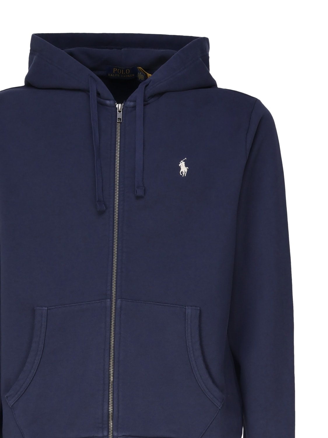 Shop Ralph Lauren Sweatshirt With Polo-pony Embroidery In Navy