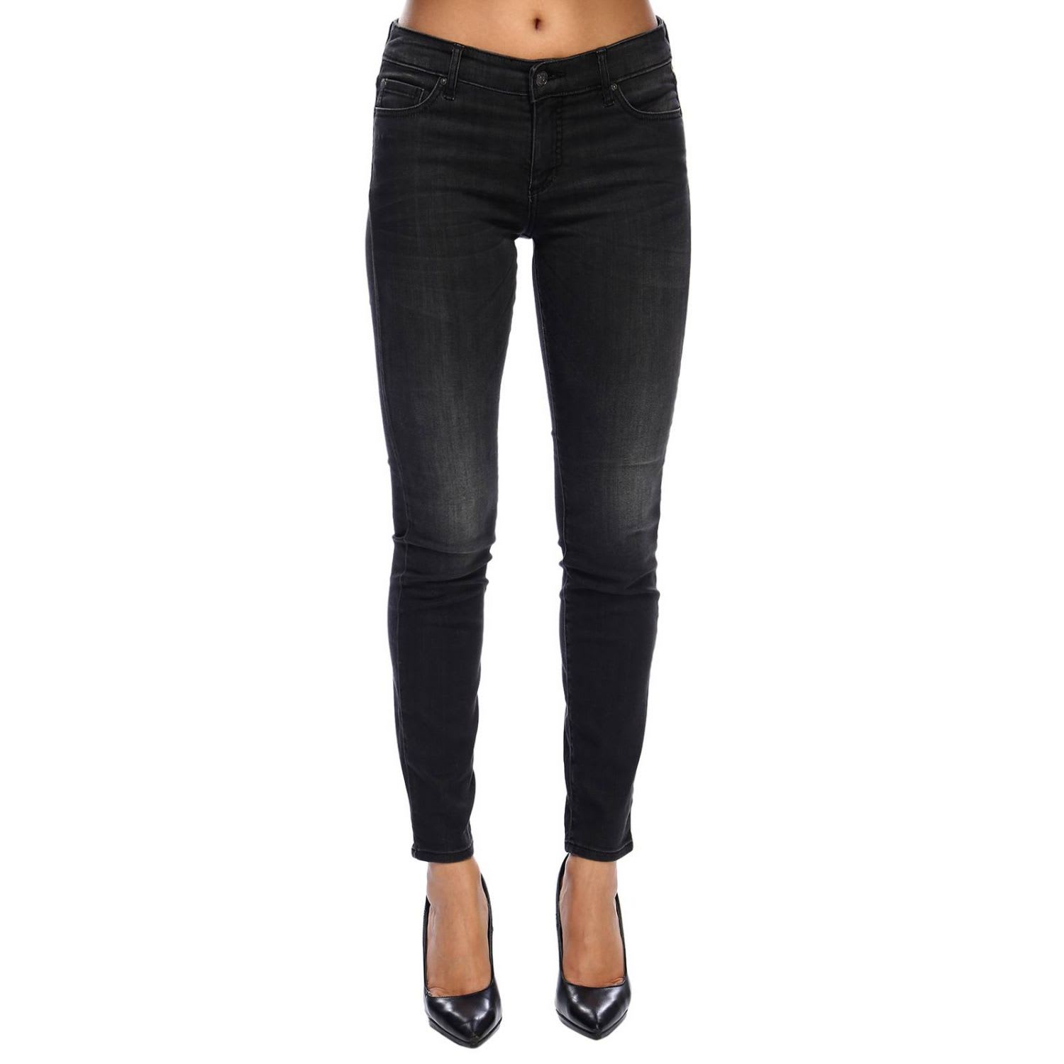 ladies black armani jeans