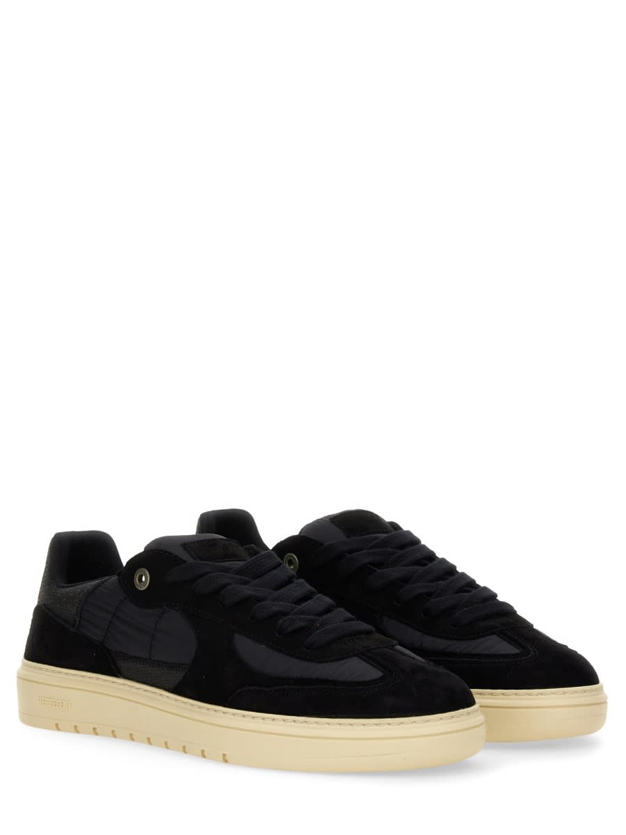 Represent Virtus Panelled Nylon Sneakers In Black