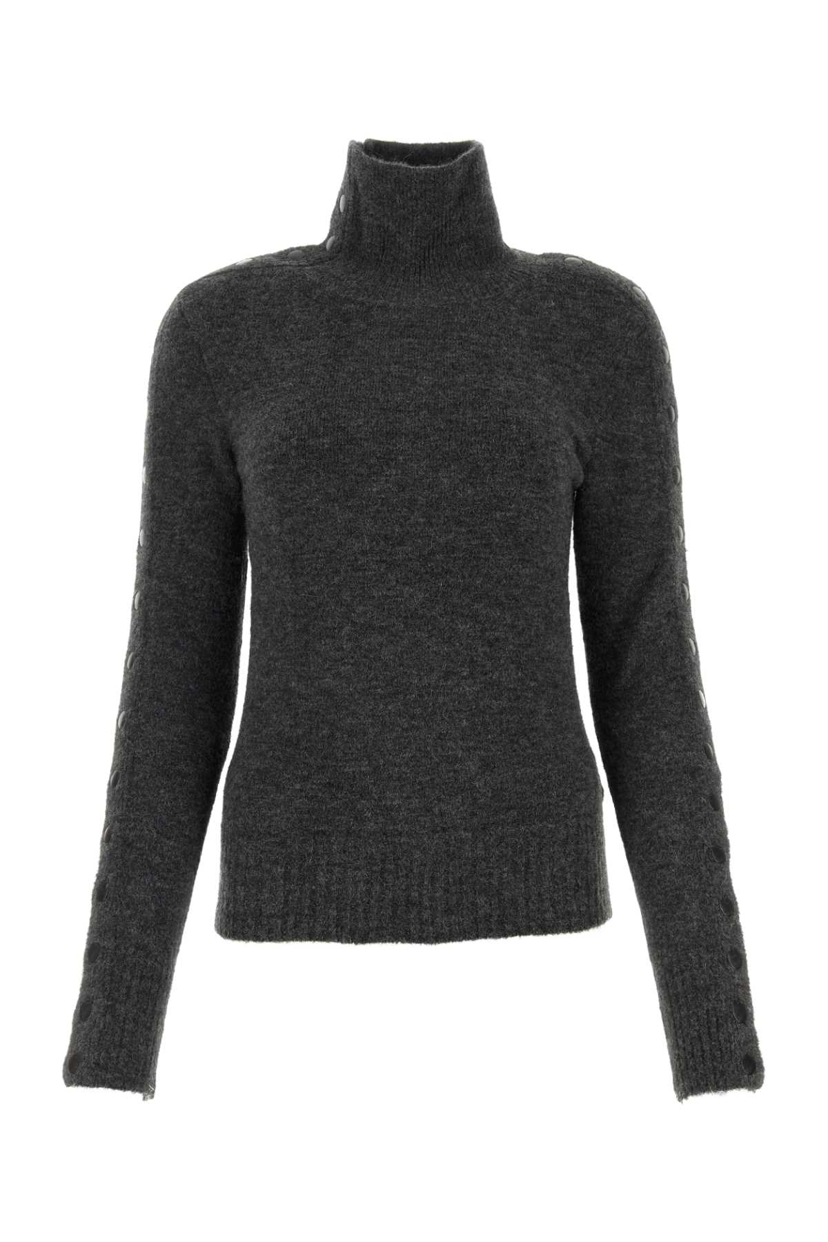 Anthracite Nylon Blend Malo Sweater