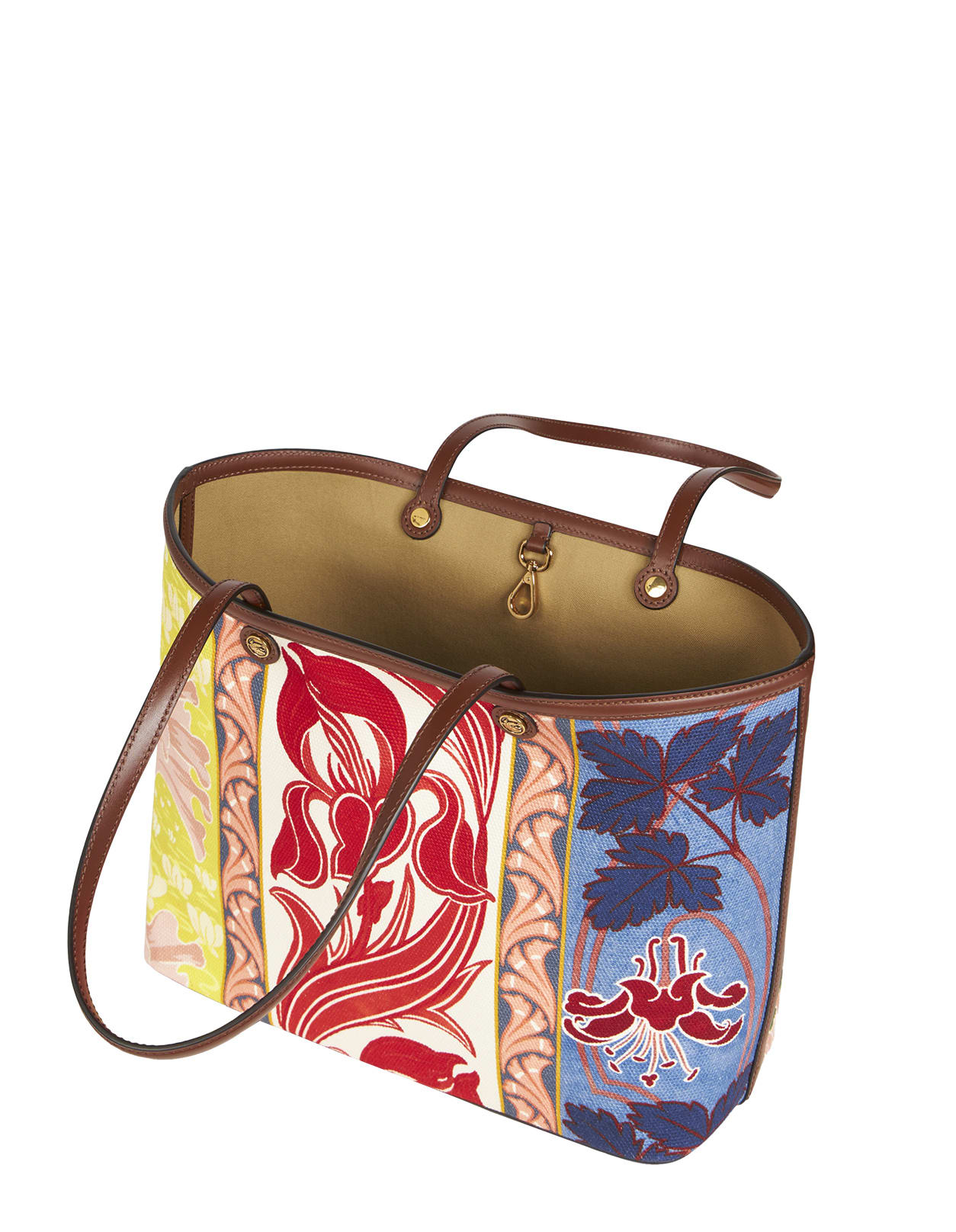 Shop Etro Printed  Essential Large Shopping Bag In Multicolour