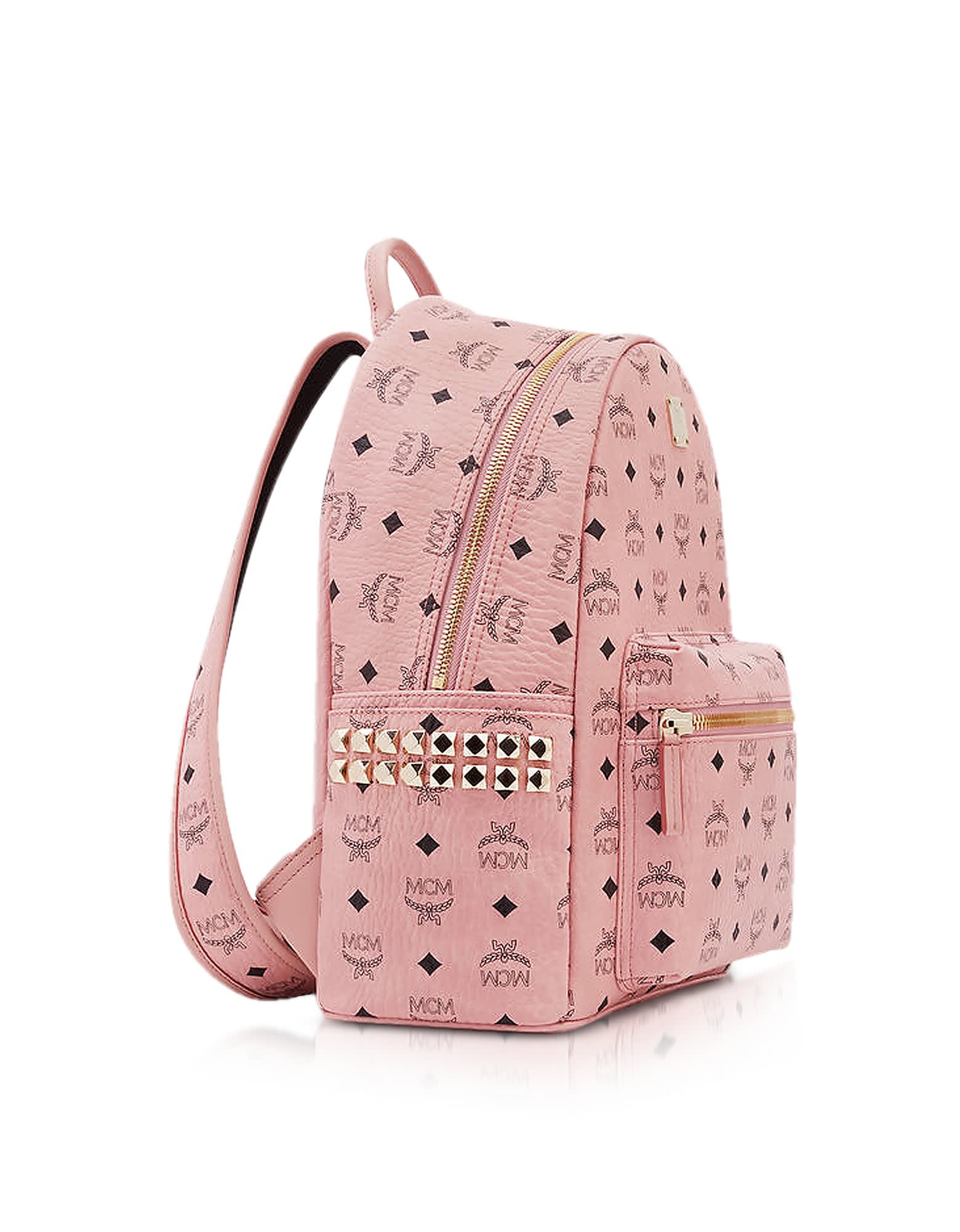 MCM Mcm Soft Pink Smallmedium Stark Backpack Pink 10897032 italist