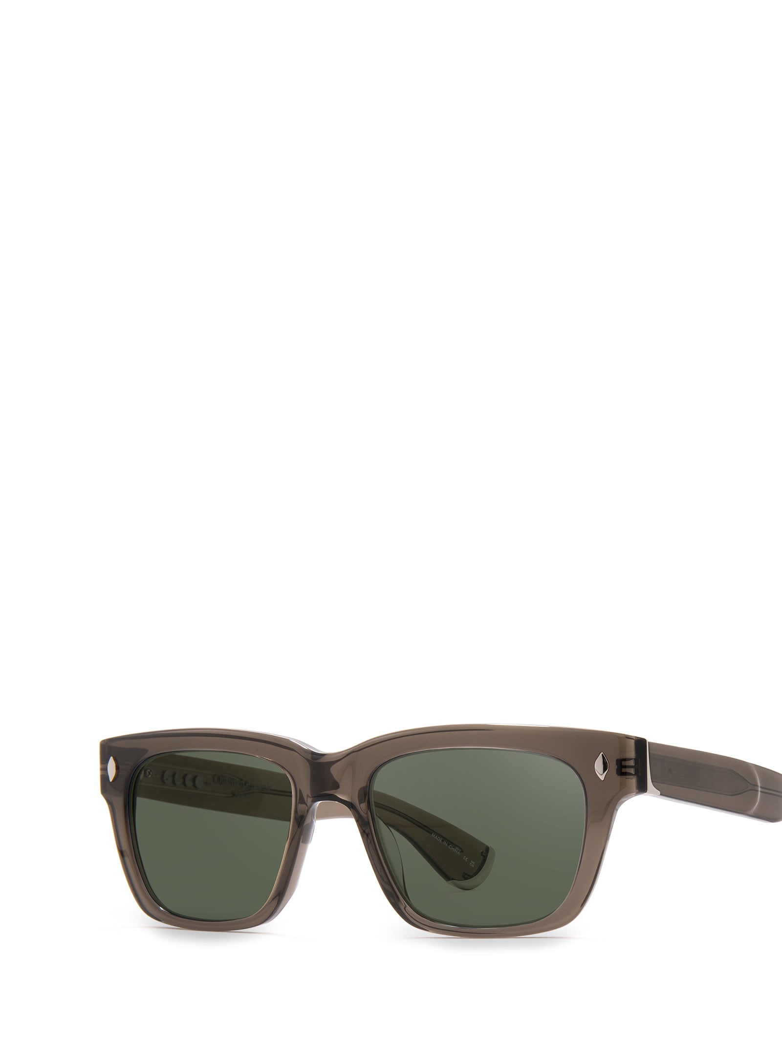 Shop Garrett Leight Glco X Officine Générale Sun Black Glass Sunglasses