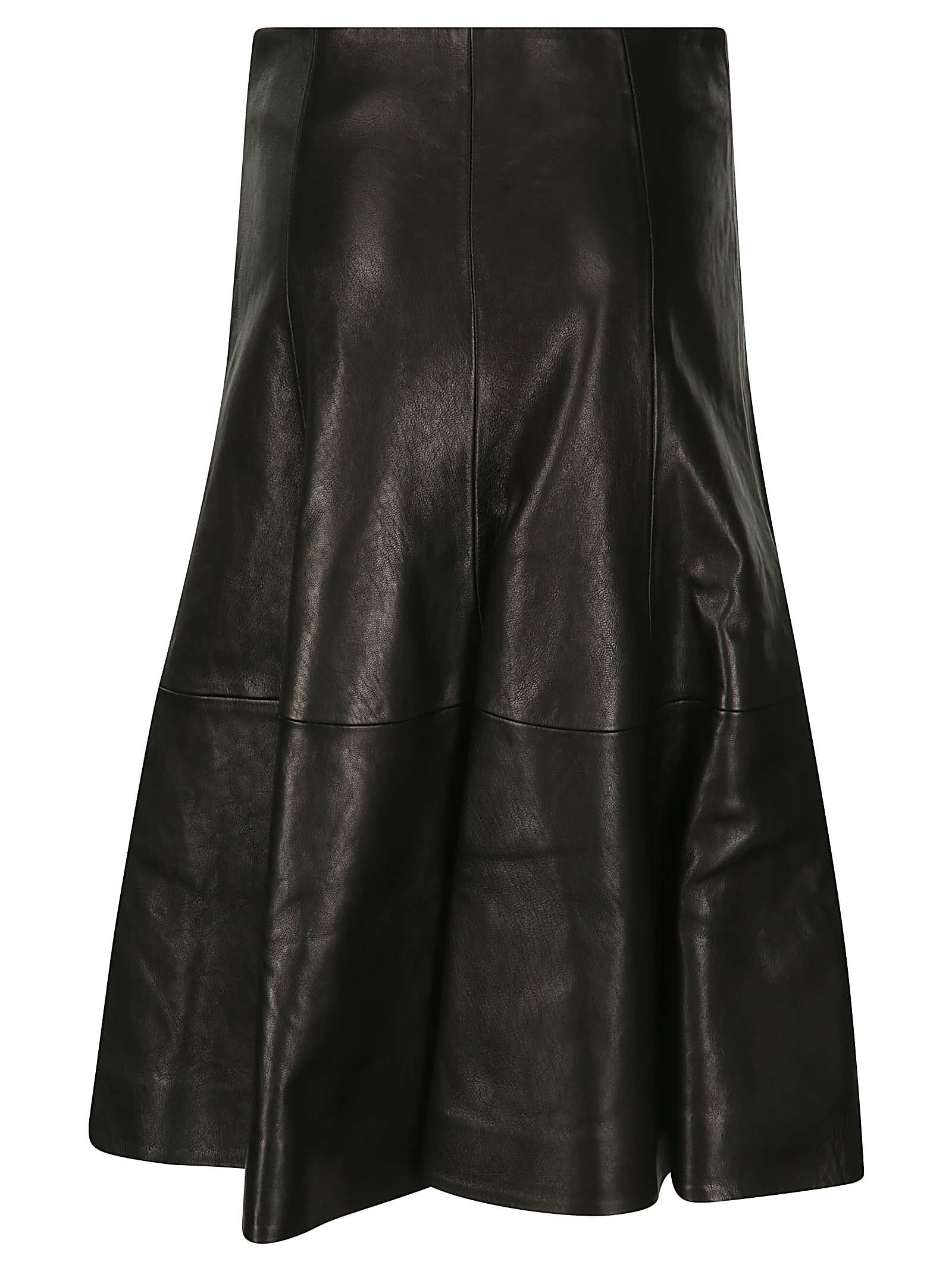 Shop Khaite Lennox Skirt In Black