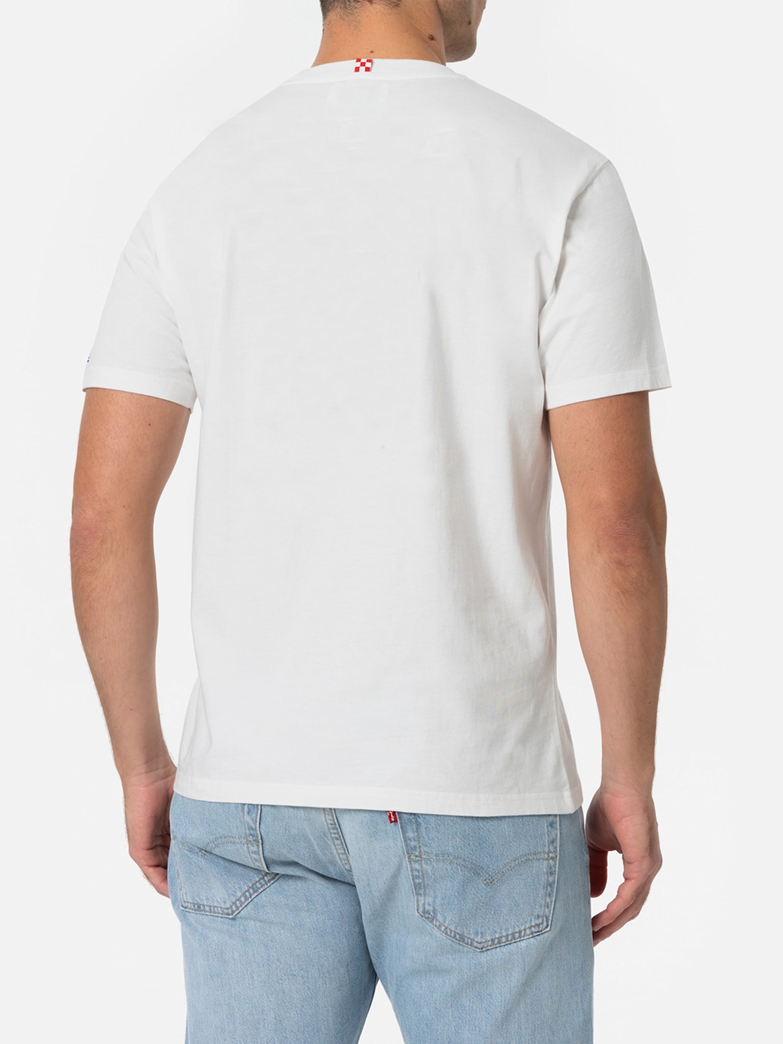 MC2 SAINT BARTH WINTER COTTON T-SHIRT ARNOTT WITH HOMER RELAX PRINT THE SIMPSON SPECIAL EDITION