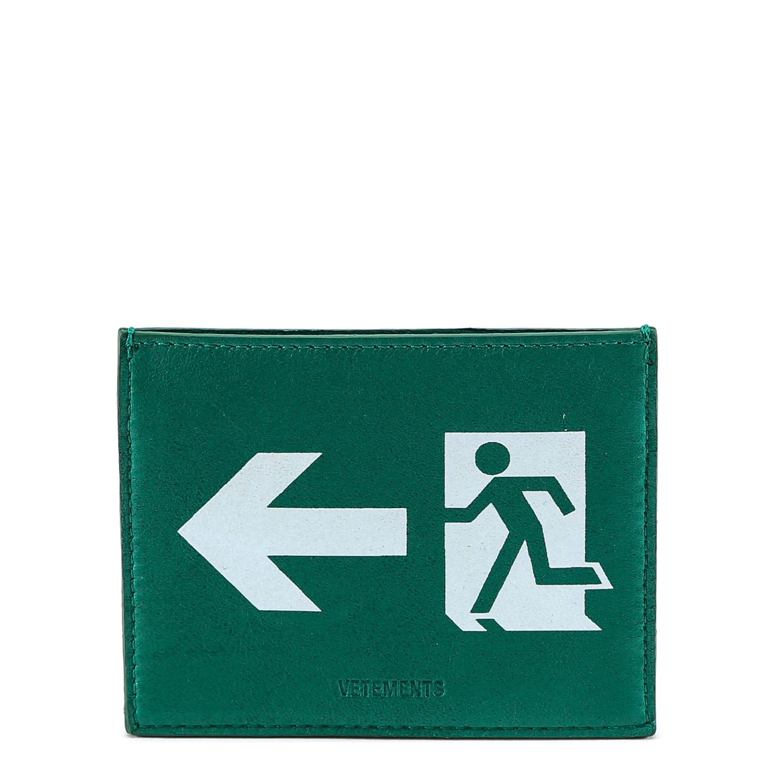 Vetements Card Holder In Green