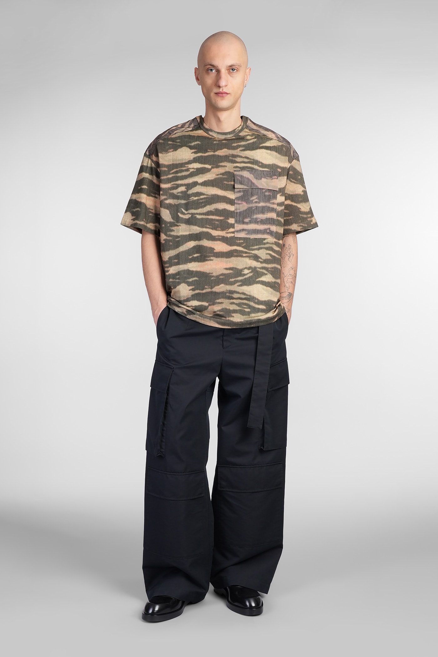 Jil Sander Cotton T Shirts In Brown