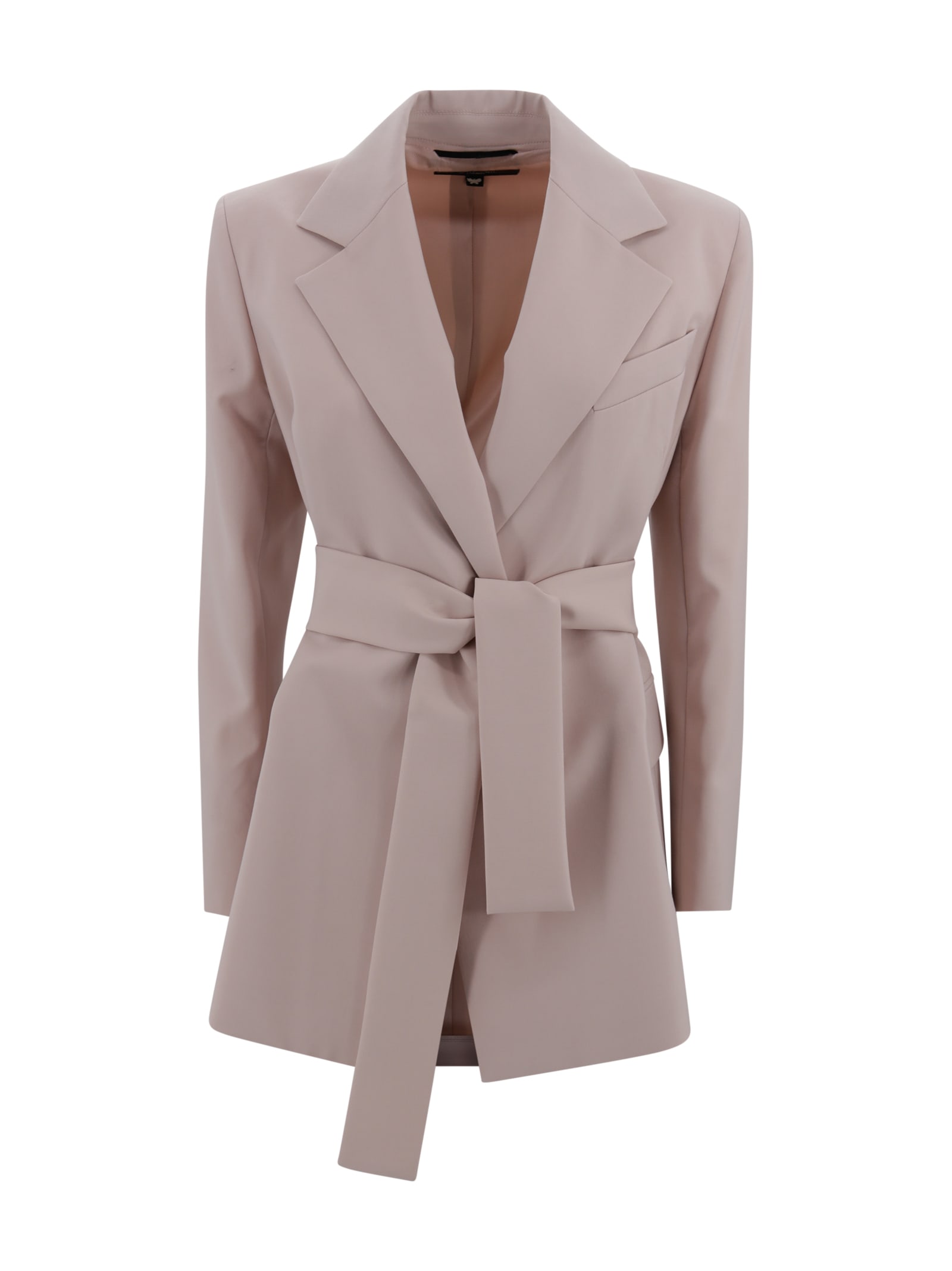 Powder Pink Wool Teso Blazer