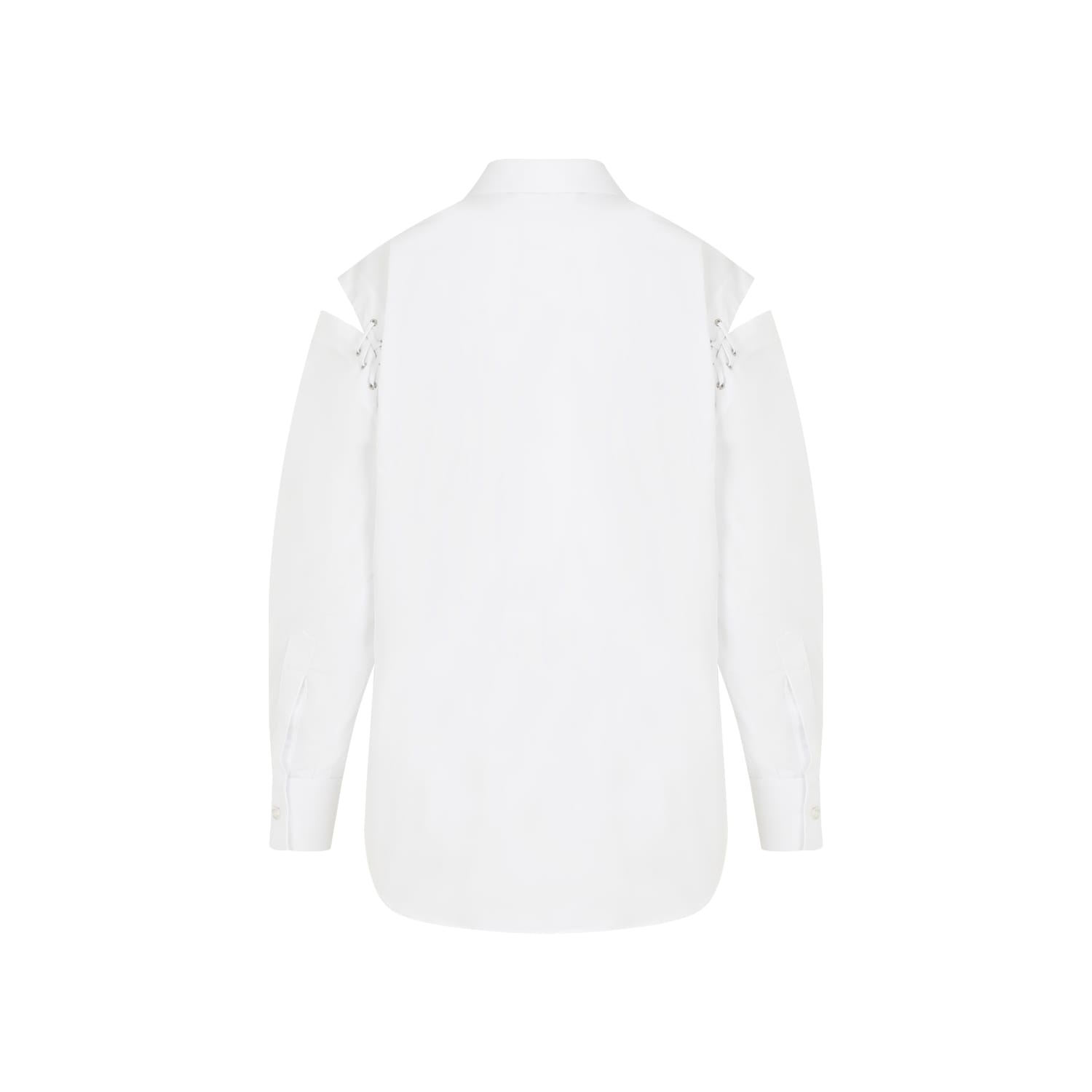 Shop Alexander Mcqueen Shirt In Optical White