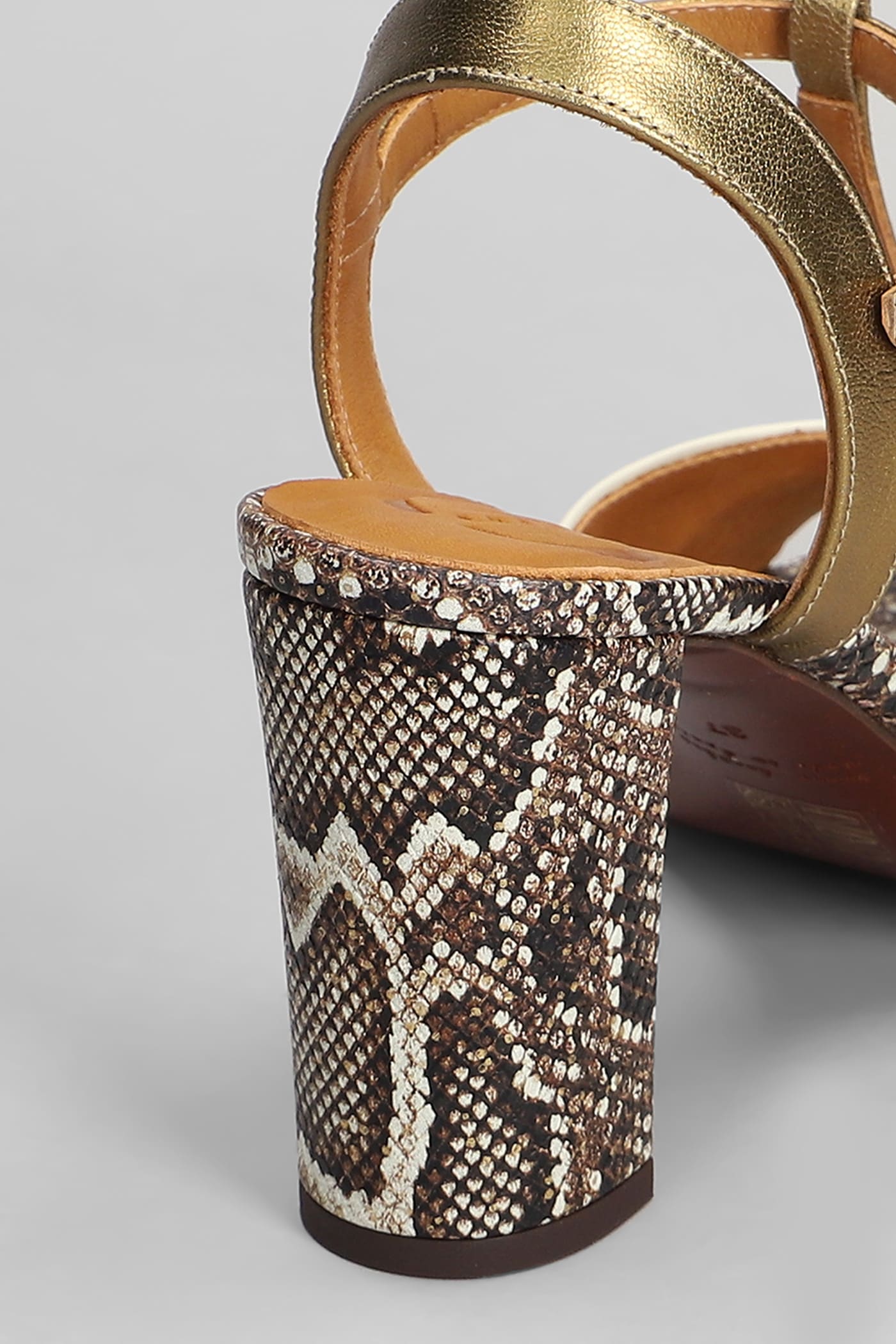 Chie Mihara Biagio Sandals In Beige Leather In Beige
