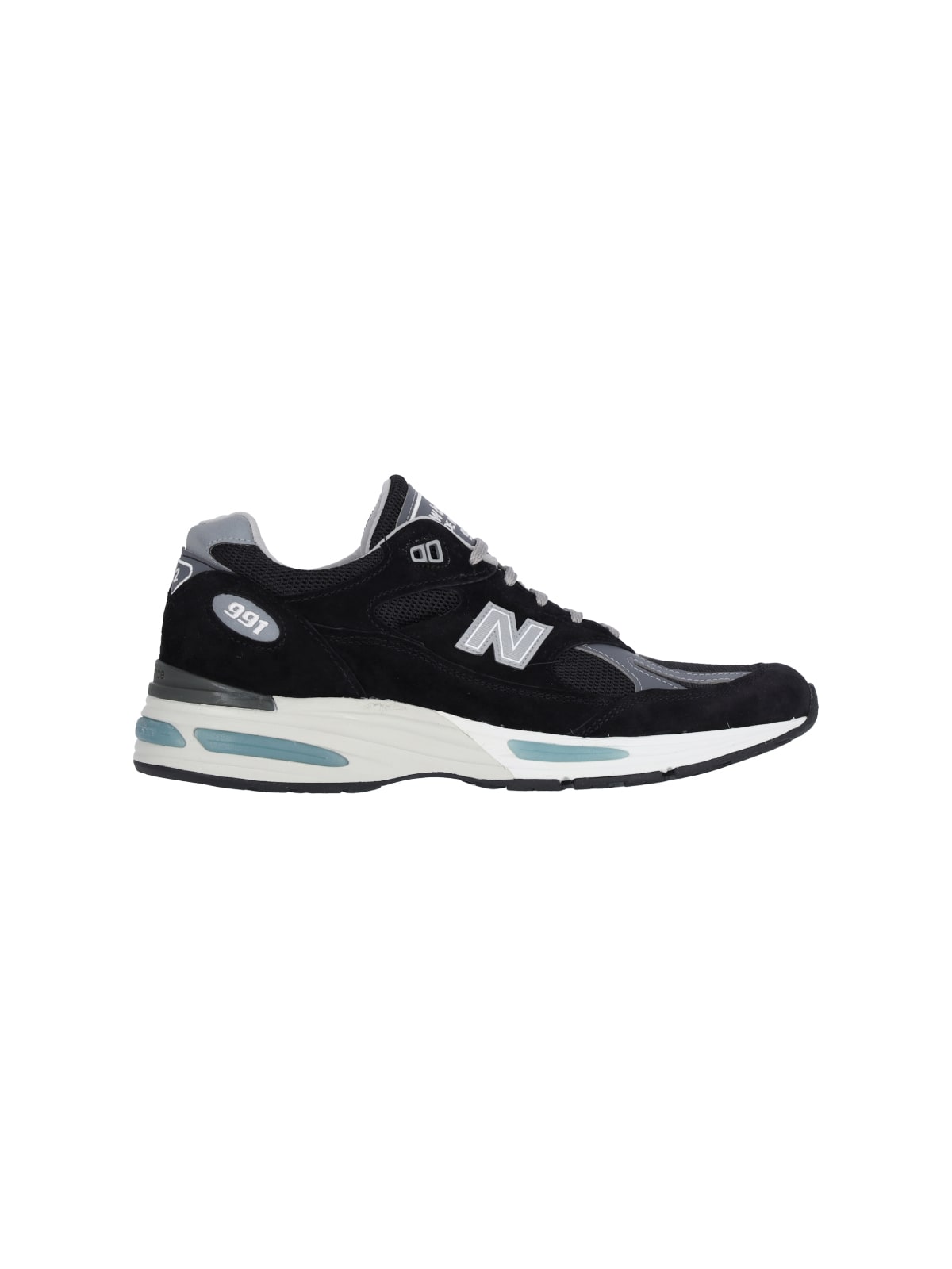 Shop New Balance Made In Uk 991v2 Sneakers In Black