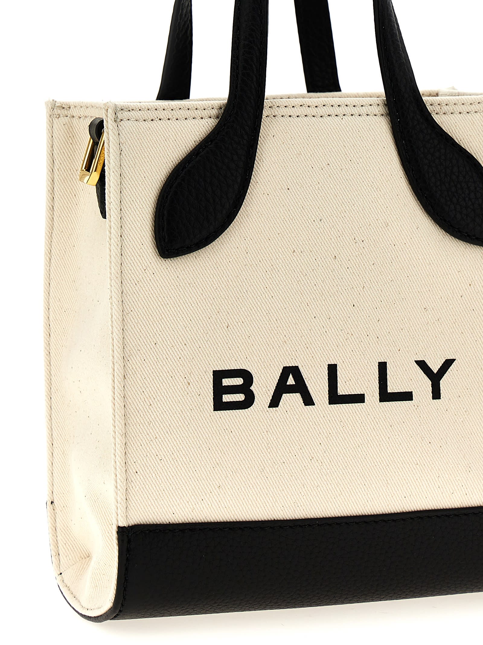 Shop Bally Bar Mini Keep On Shopping Bag In Natural