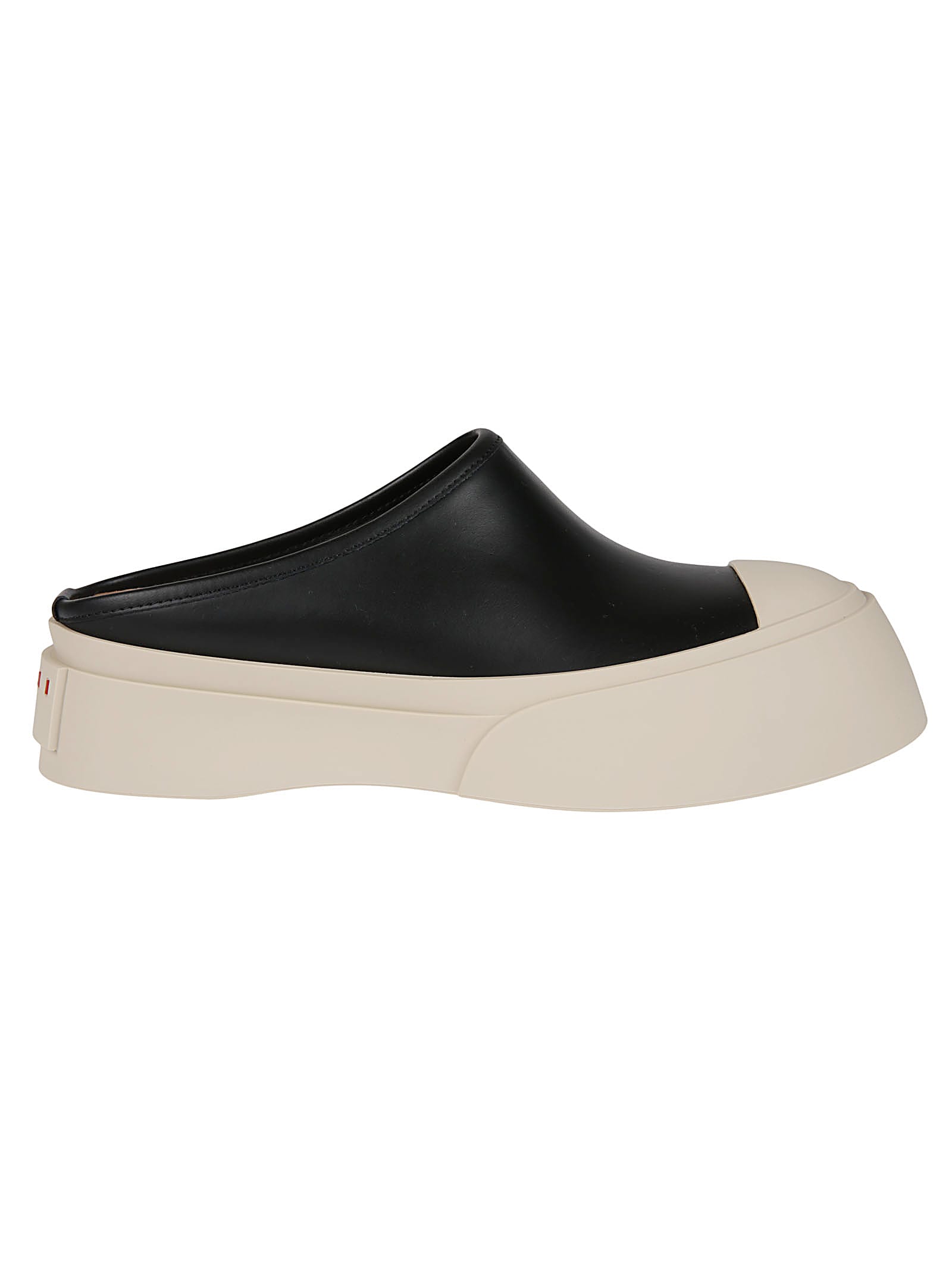 Shop Marni Pablo Sabot Sneakers In Black