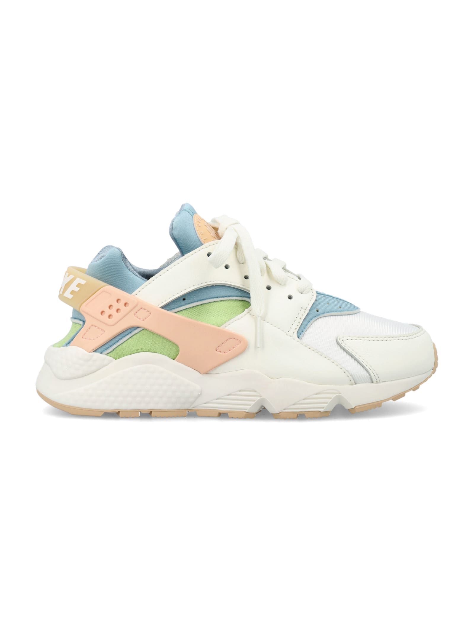 Nike Air Huarache Se Dq0117-100 Womens White Blue Leather Running Shoes 6 Nr6179 In Sail/artic Orange7worn Blue