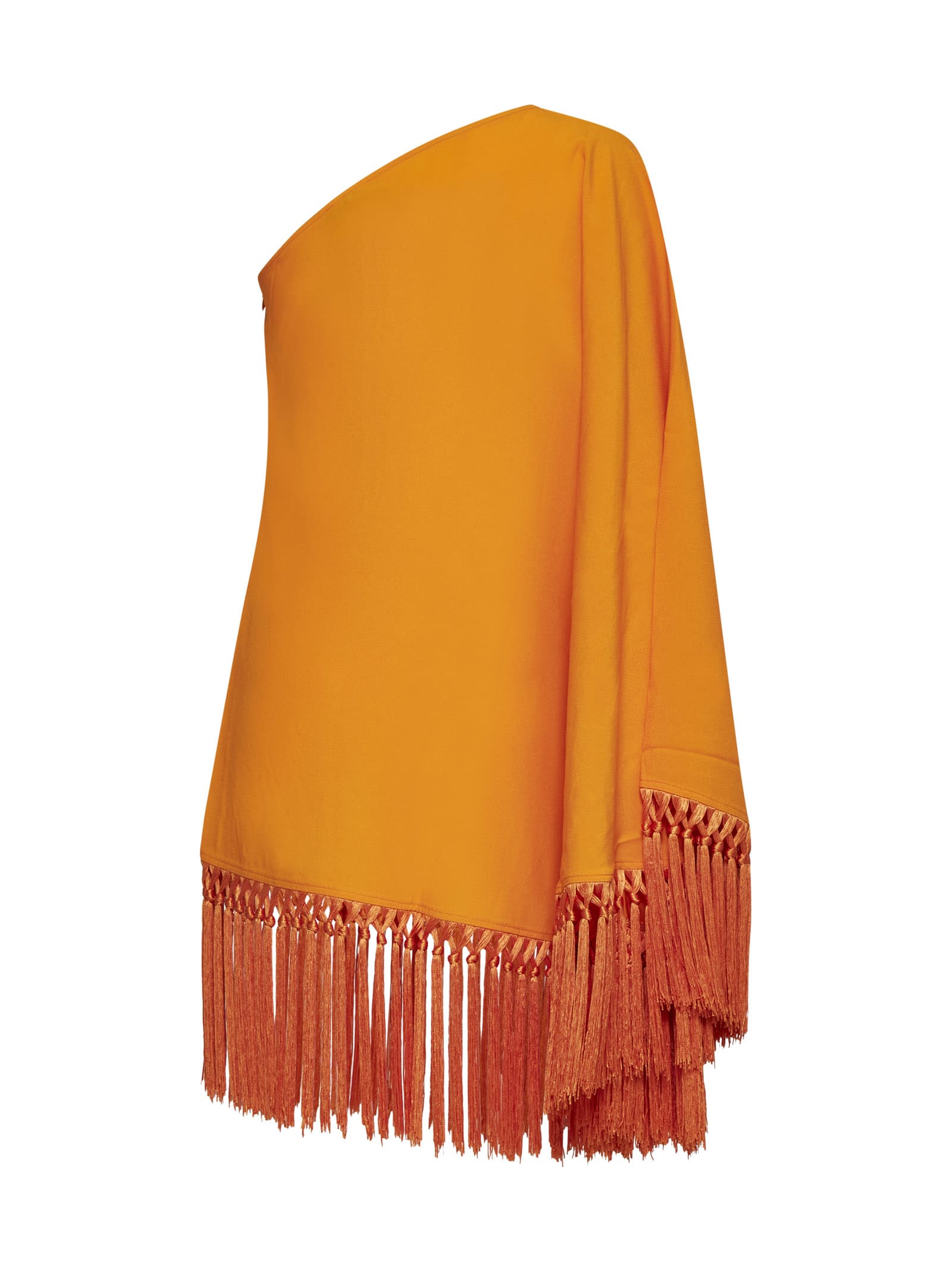 Shop Taller Marmo Dress In Orange