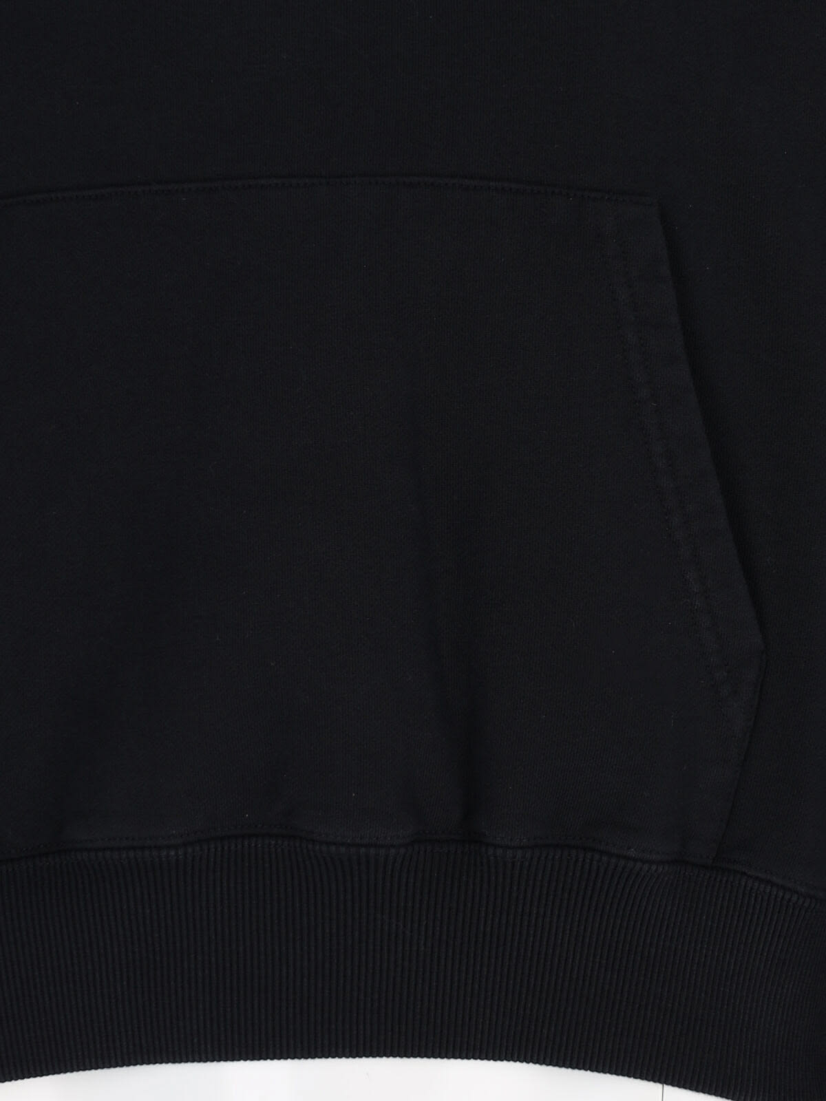Jw Anderson J. W. Anderson Cropped Black Hoodie With Subtle Branding And Relaxed Fit In Black