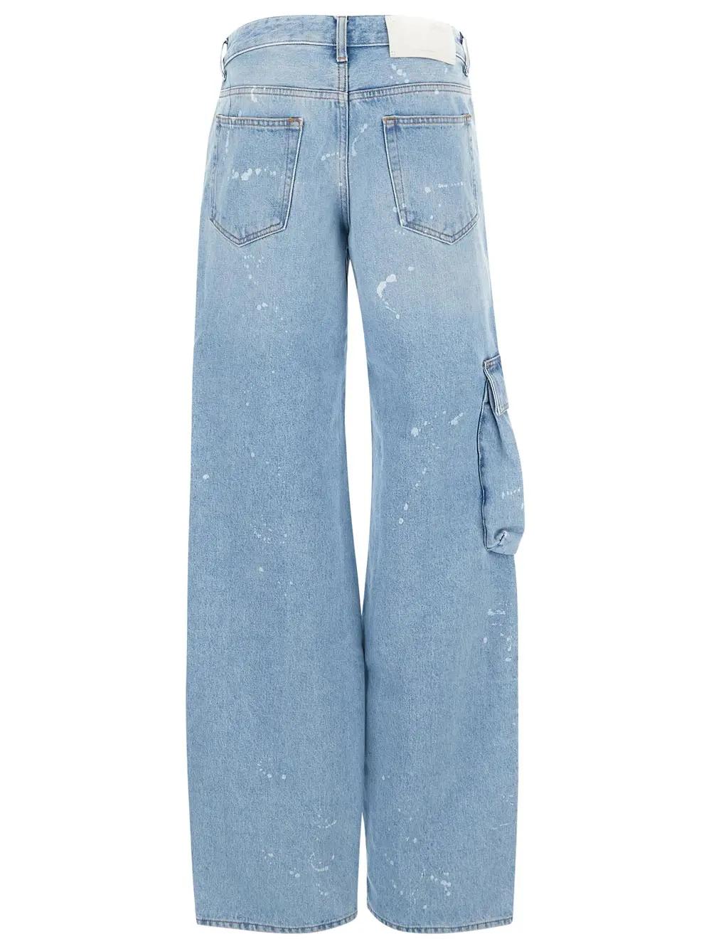 Off-white Off White 'toybox' Jeans In Light Wash