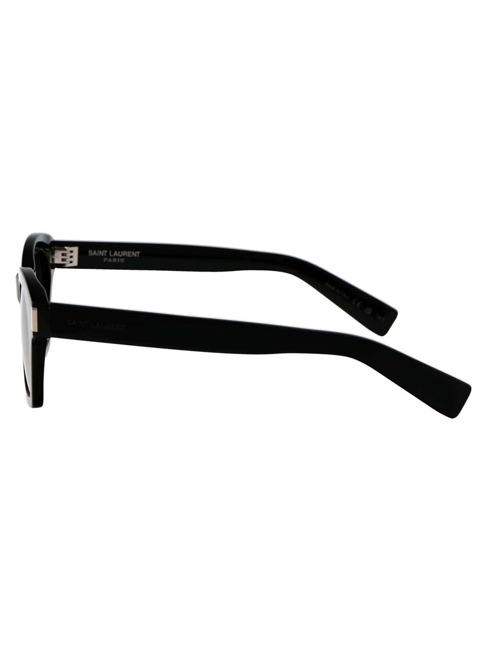 Shop Saint Laurent Sl 592 Sunglasses In 001 Black Black Black