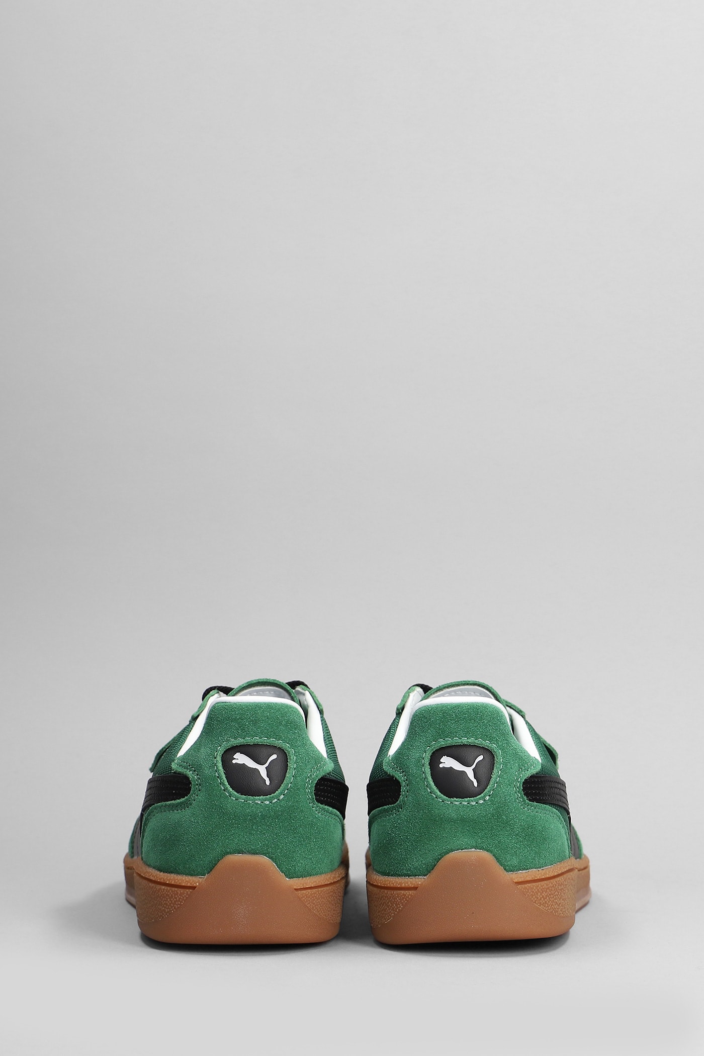 Shop Puma Super Team Og Sneakers In Green Suede And Fabric