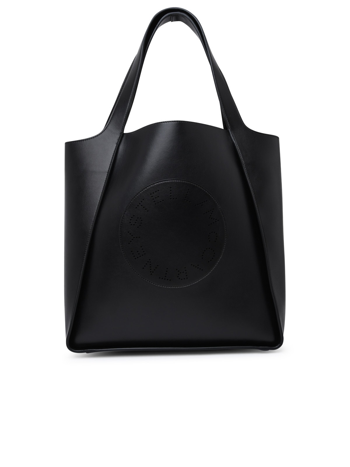 Stella McCartney Black Polyurethane Blend Tote Bag