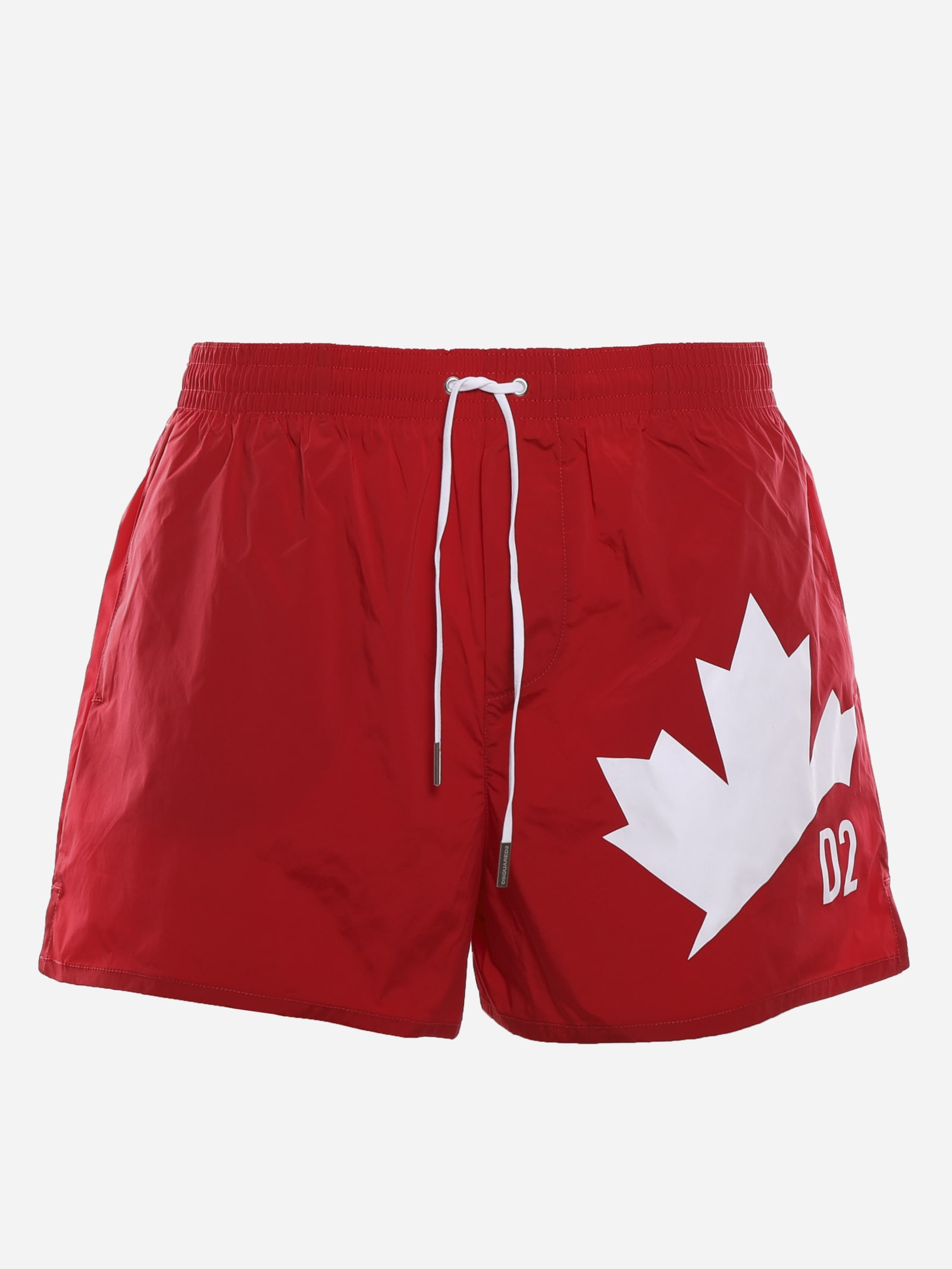 DSQUARED2 TECHNICAL FABRIC SWIM SHORTS WITH LOGO DETAIL,D7B643640 -600