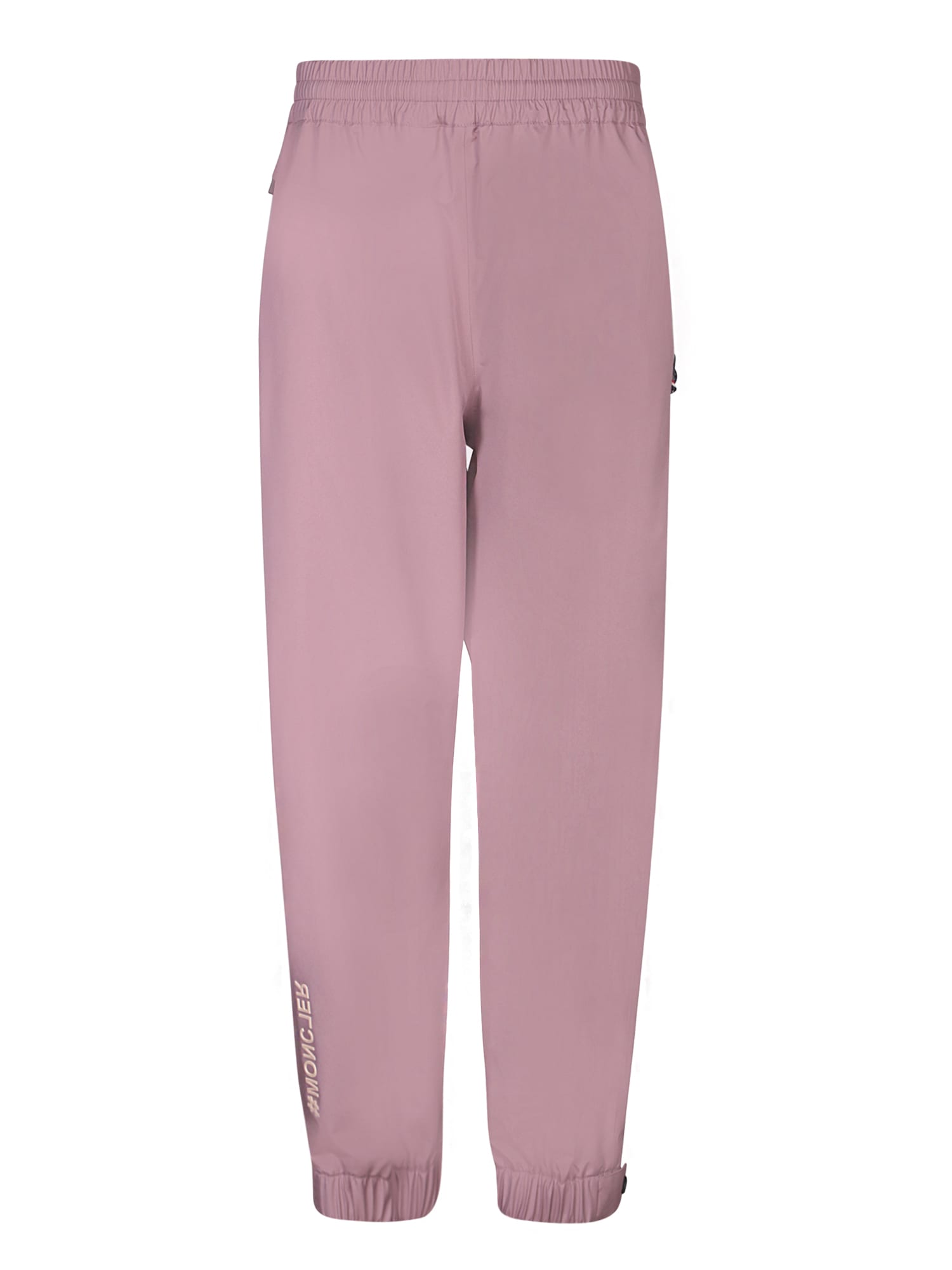 Shop Moncler Joggers In Pink