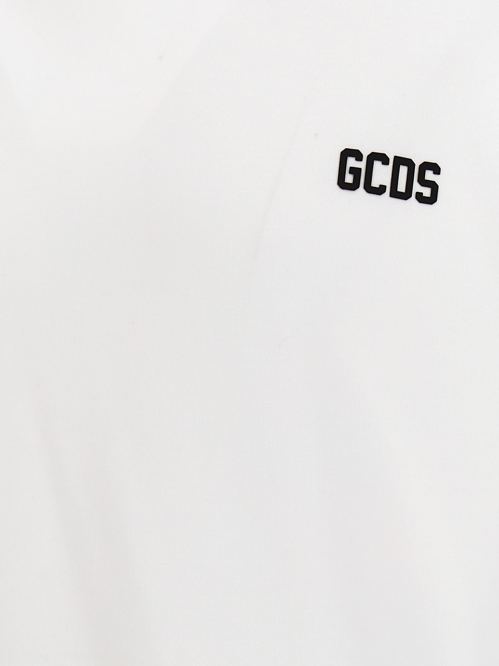Shop Gcds Logo Print T-shirt In White/black