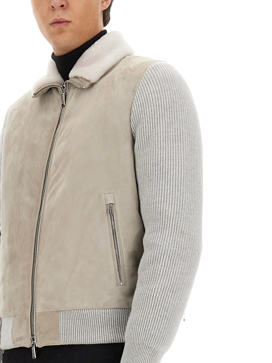 Shop Moorer Jacket Campiglio In Ivory