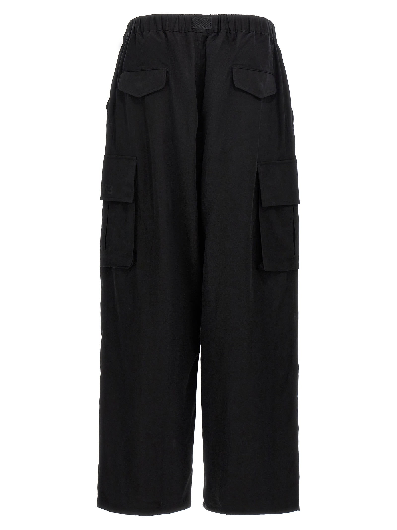 Shop Y-3 Cargo Pants In Black