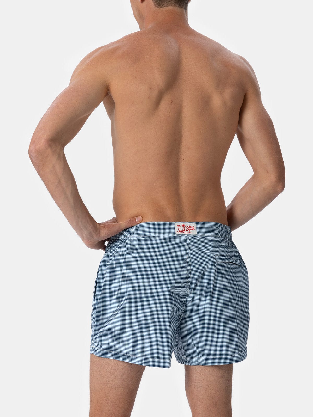 Mc2 Saint Barth Harrys Vicky Swim Shorts In Blue