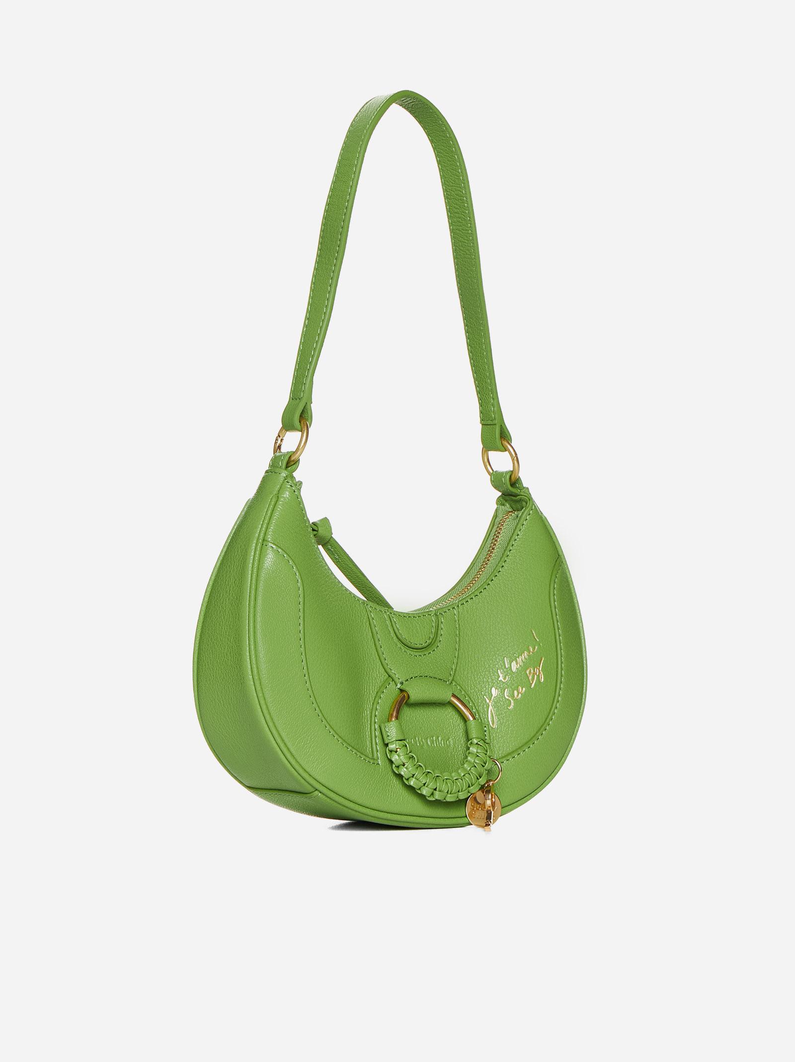Shop See By Chloé Hana Leather Bag In Green