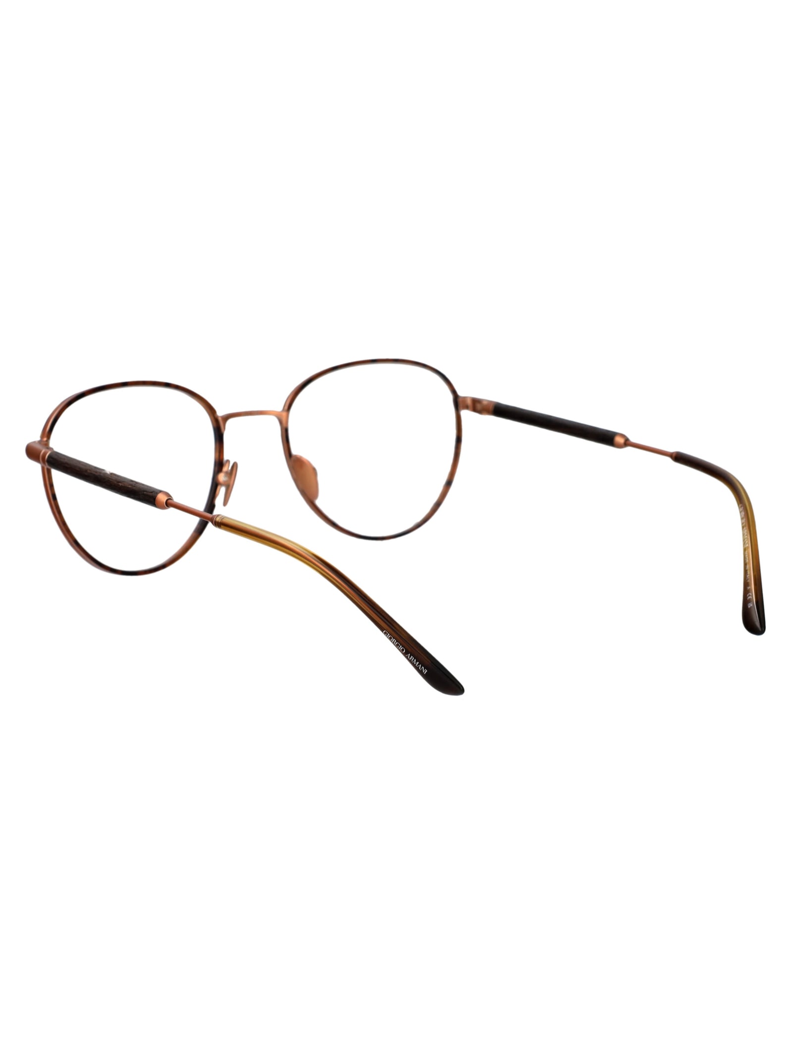 Shop Giorgio Armani 0ar5137j Glasses In 3006 Matte Bronze