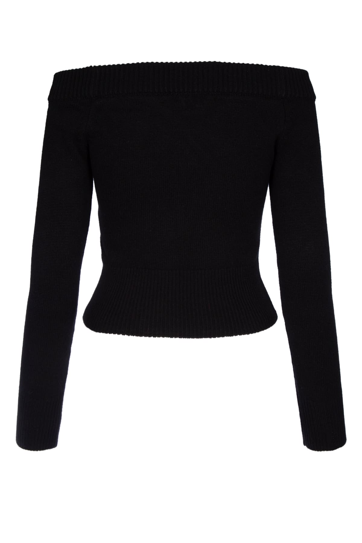 Alexander Mcqueen Maglia In Blackorange