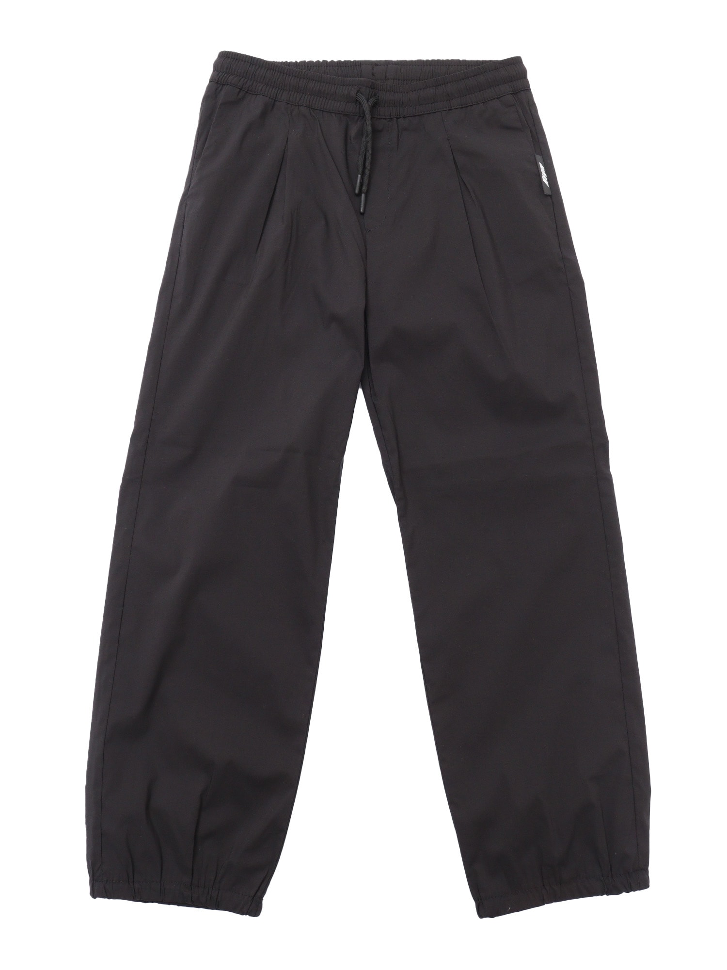 Msgm Kids' Nylon Pants Boy In Black