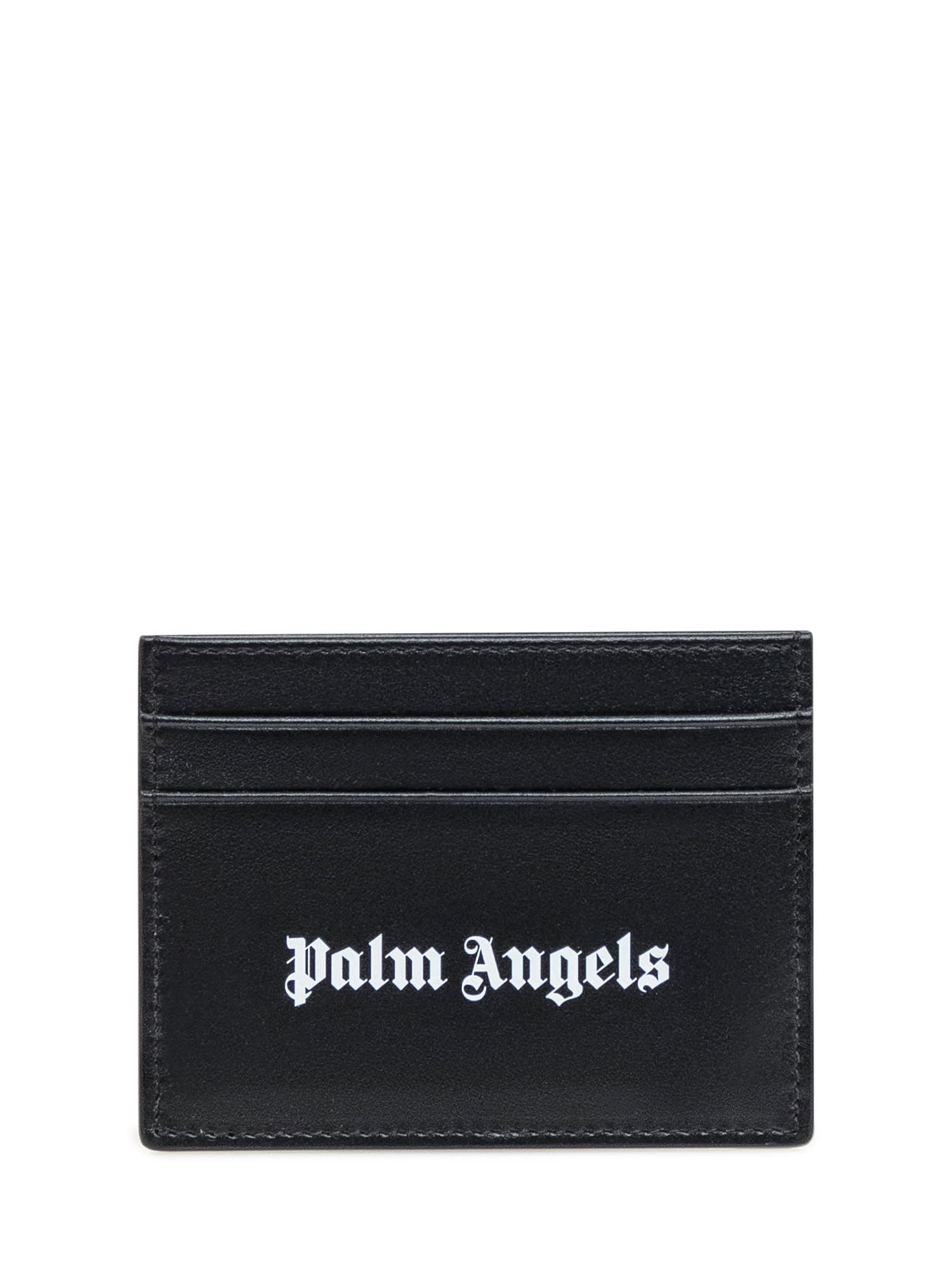 Shop Palm Angels Card Holder In Black White