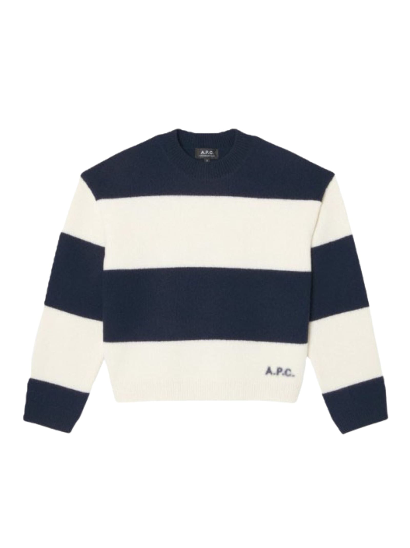 Apc Penny Striped Sweater In Multi