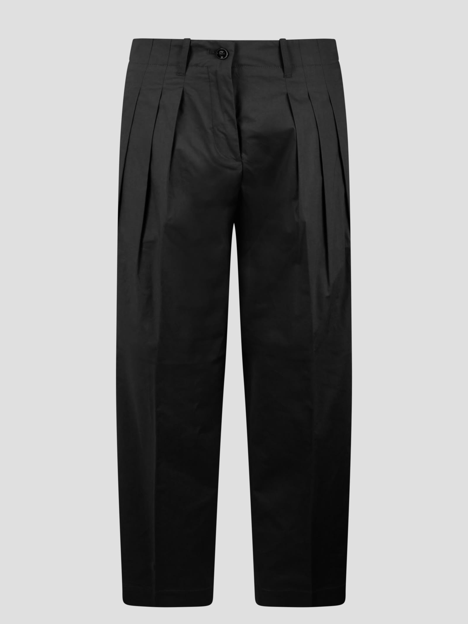Shop Nine In The Morning Diamante Carrot 3 Pences Trousers In Black