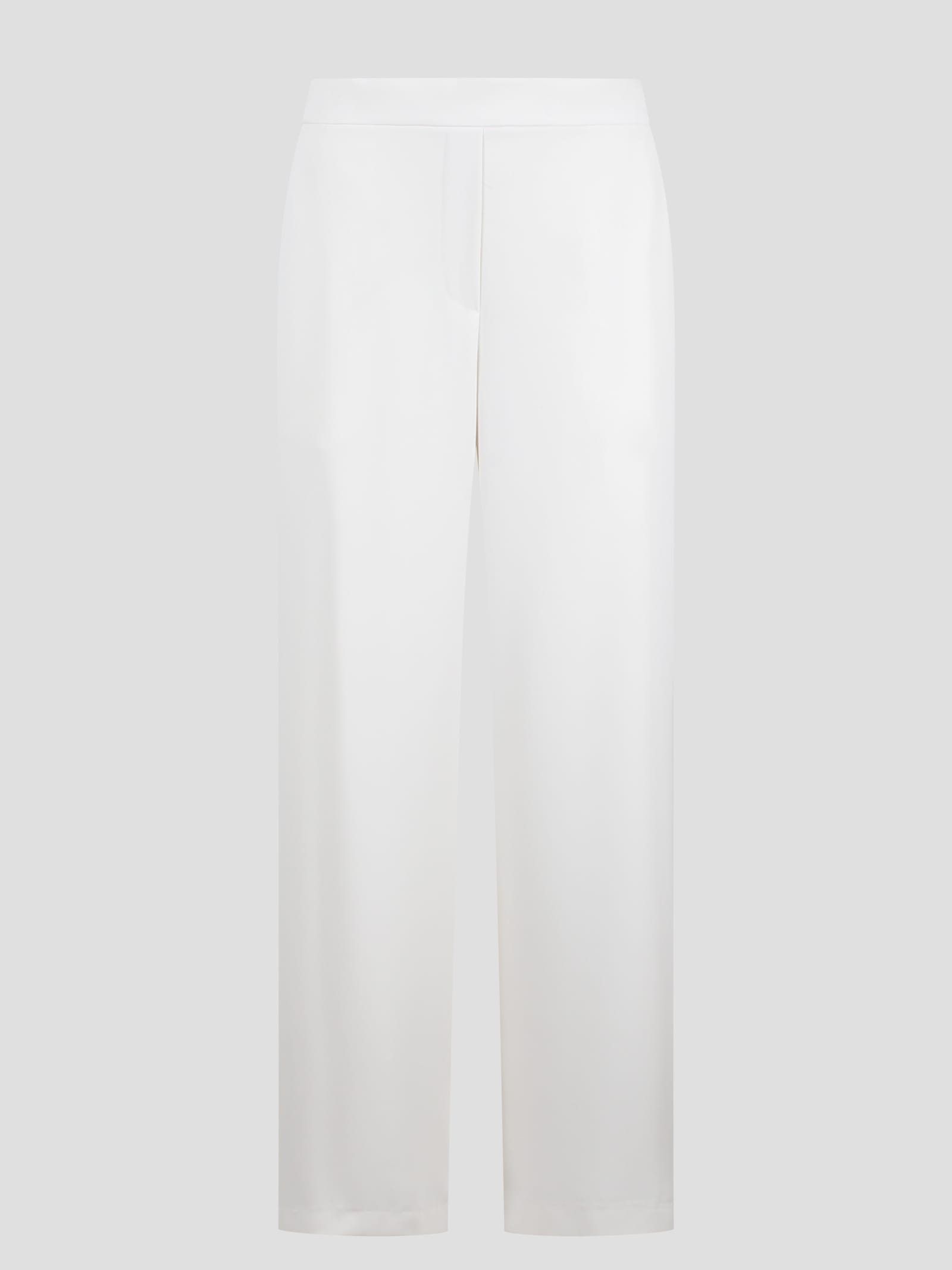 Shop P.a.r.o.s.h Panty Wide Leg Trousers In White