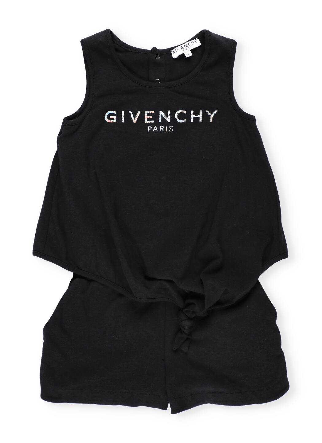 Givenchy Logo Cotton Playsuit