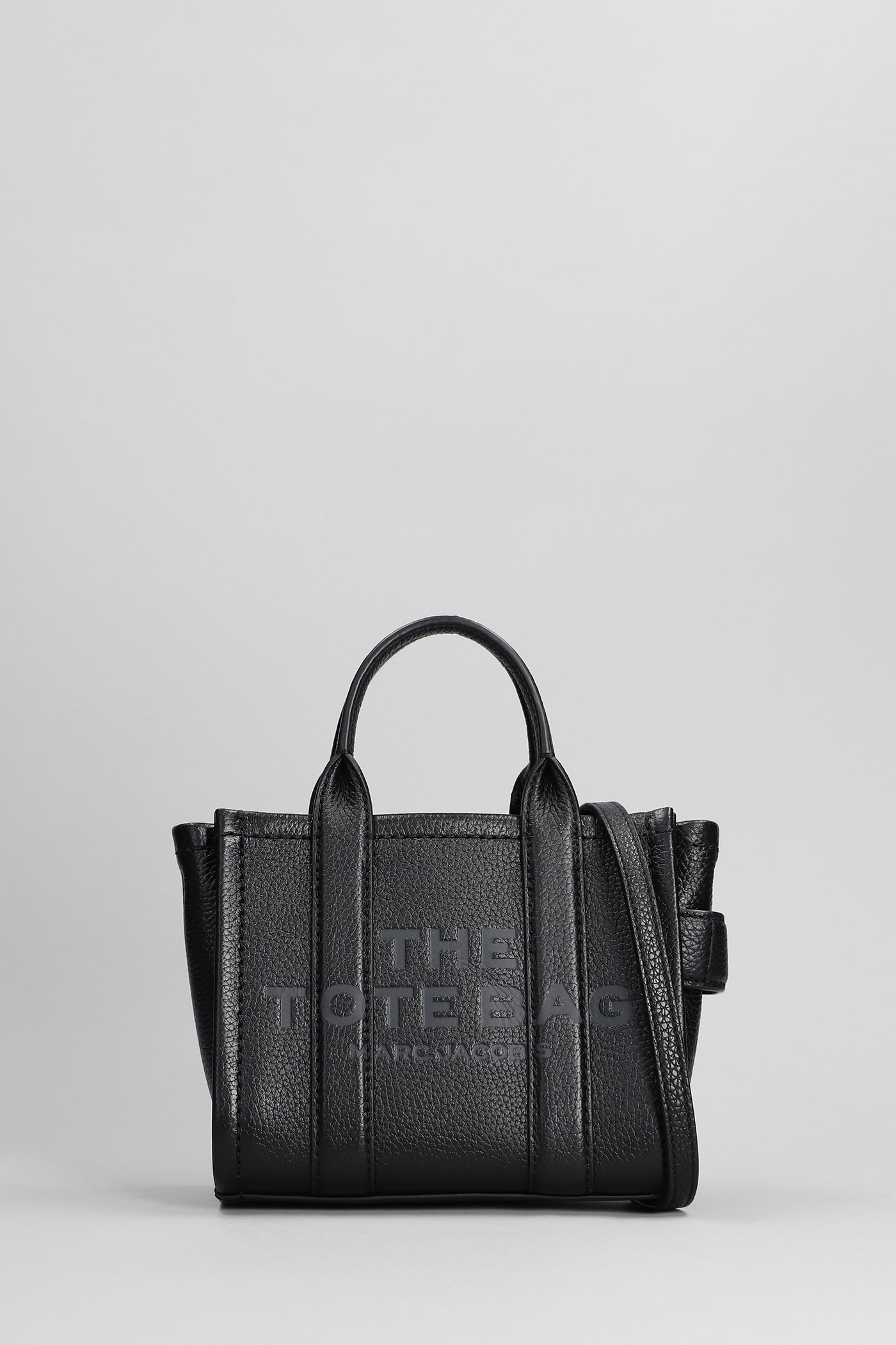 Marc Jacobs The Mini Tote Tote In Black Leather