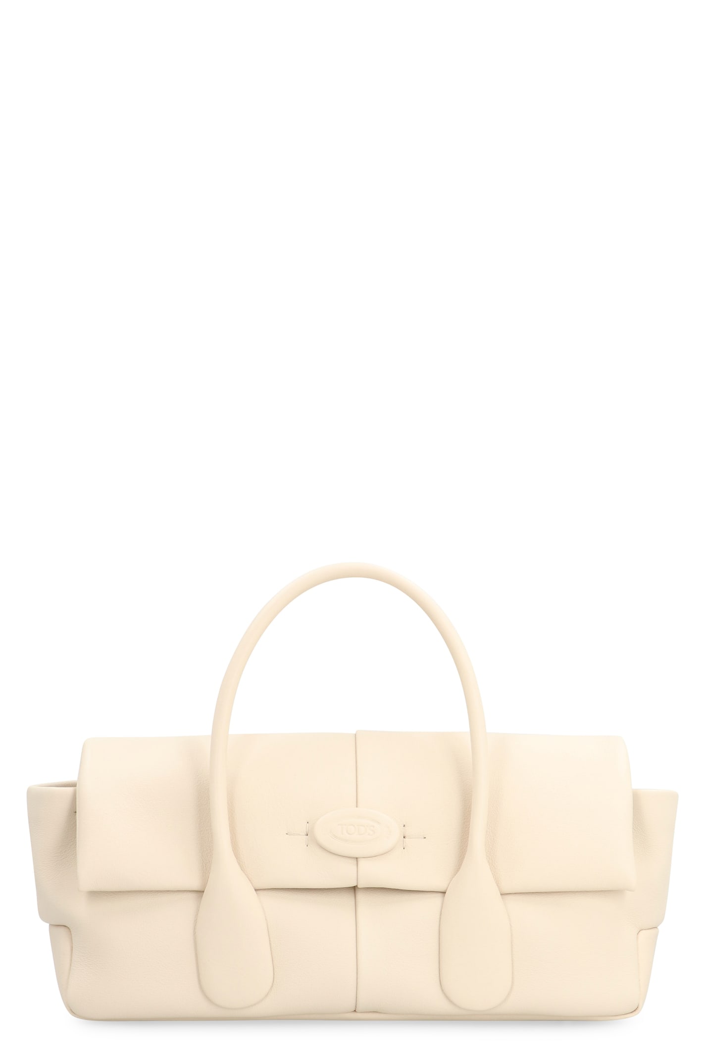 Shop Tod's Tods Di Leather Bag In White
