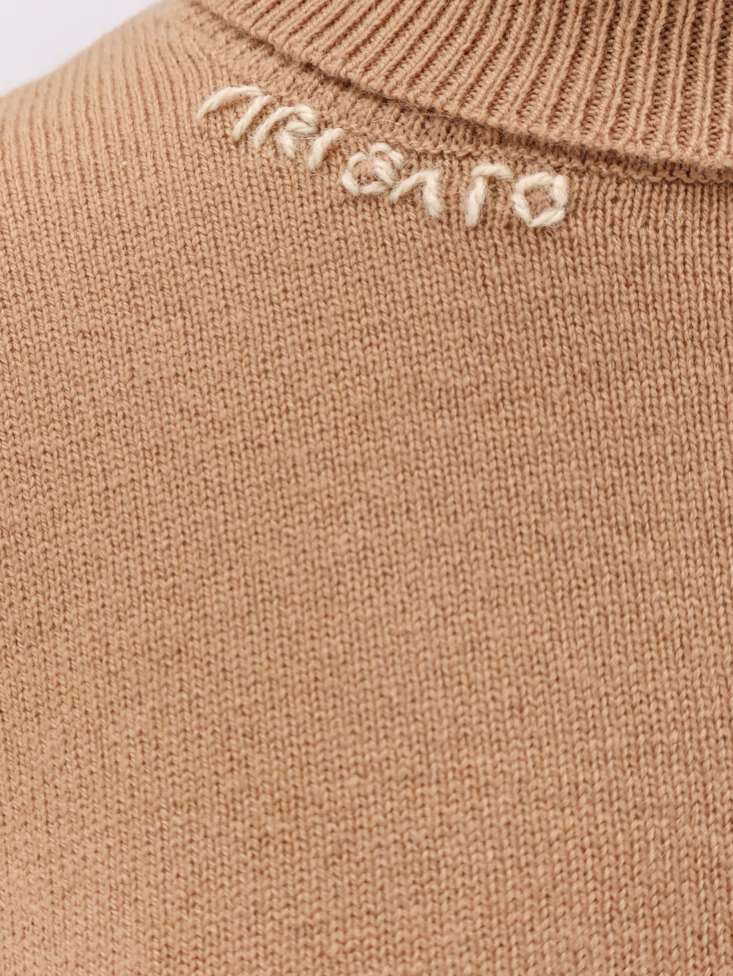 Axel Arigato Wool Blend Turtleneck Sweater In Brown