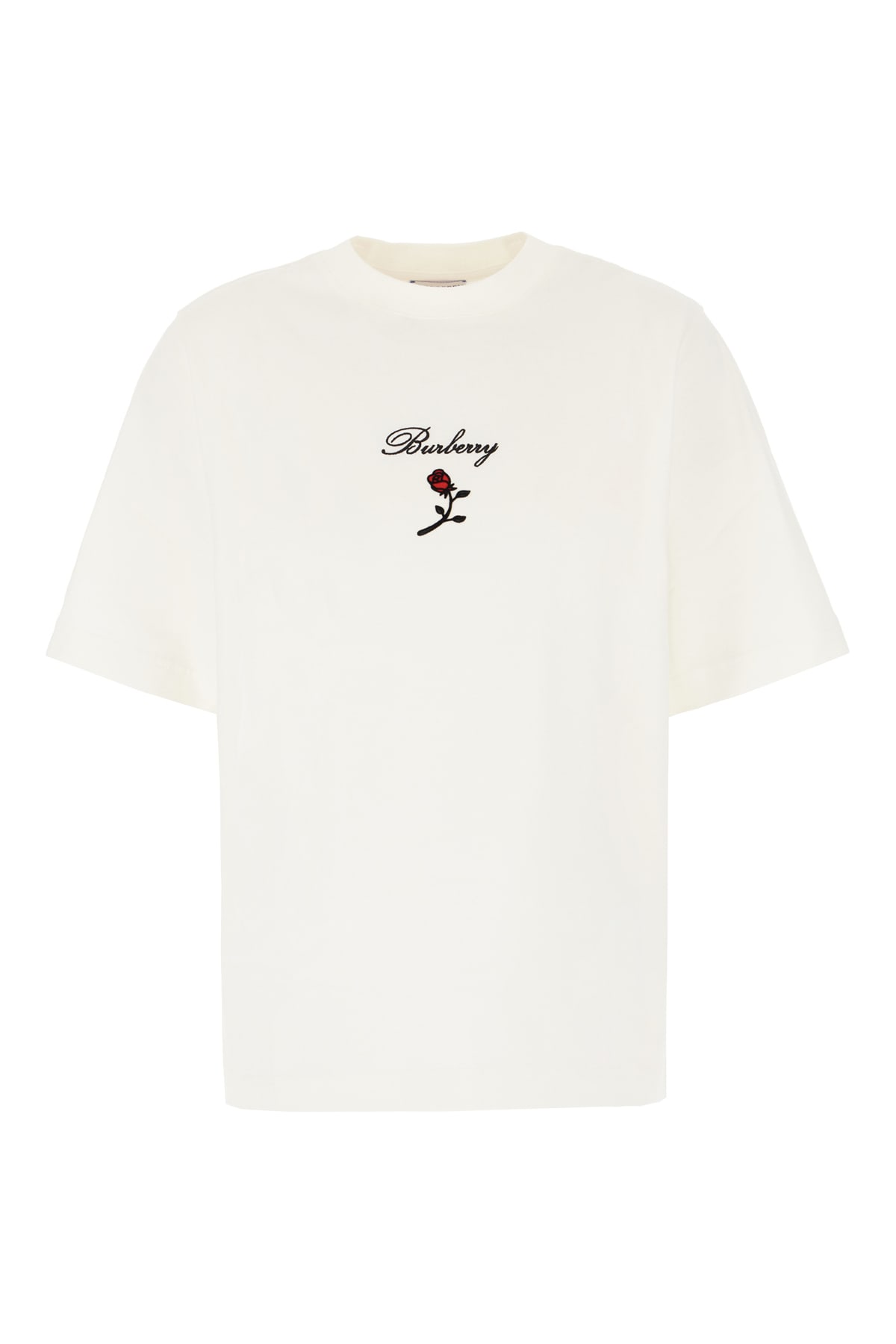 Burberry White Cotton T-shirt