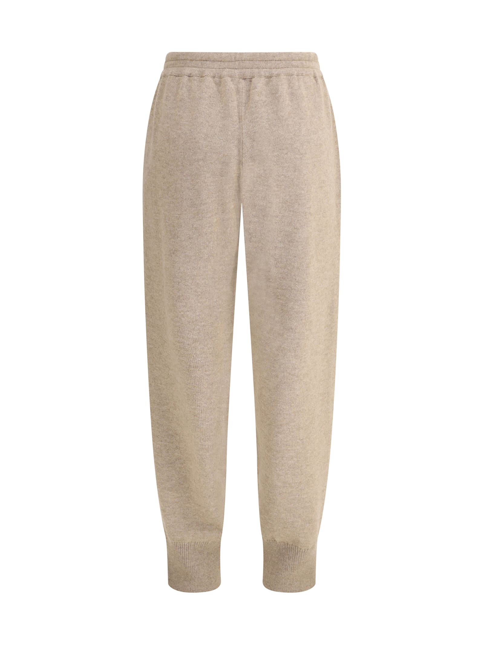 Brunello Cucinelli Ribbed Cuffs Cashmere Pants