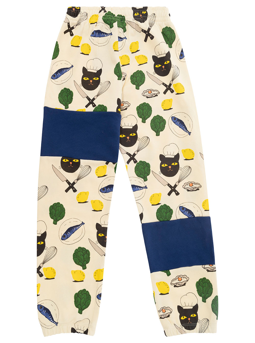 Shop Mini Rodini Chef Cat Sweatpants In Multicolor