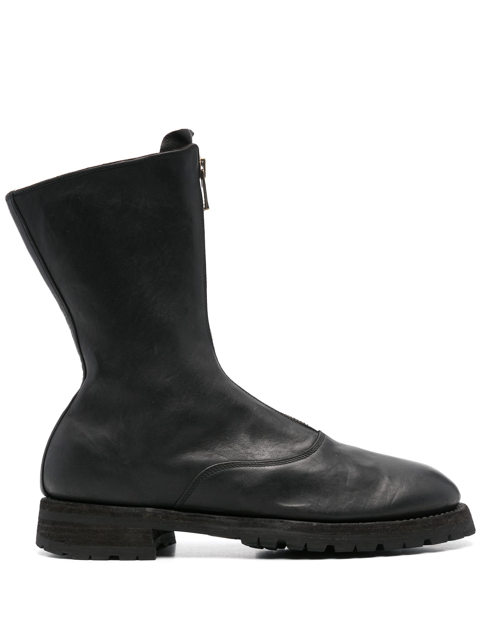 Front Zip Army Boots