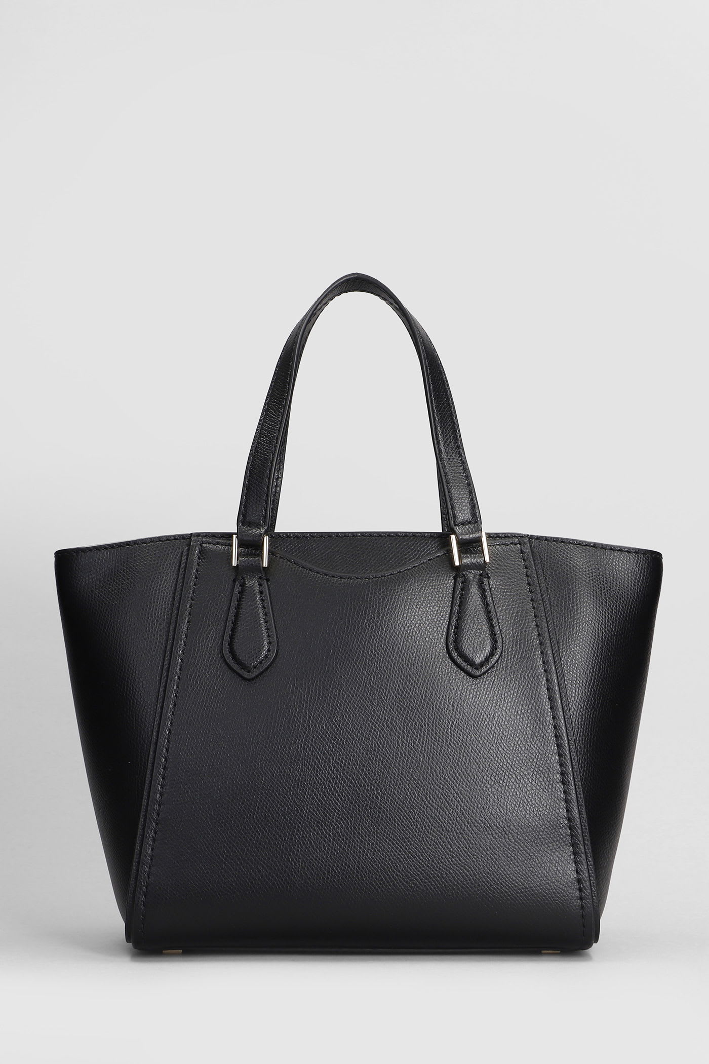 Michael Kors Taryn Shoulder Bag In Black Leather In Black